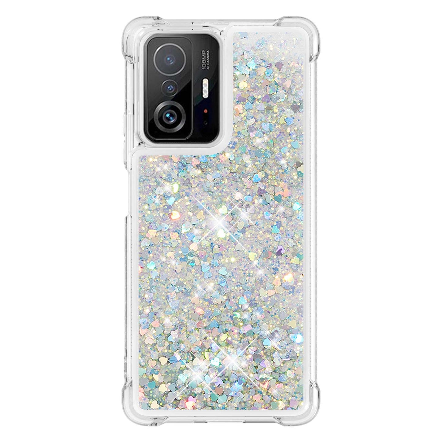 Colorful Quicksand Series Flowing Liquid Floating Soft TPU Phone Case for Xiaomi 11T / 11T Pro