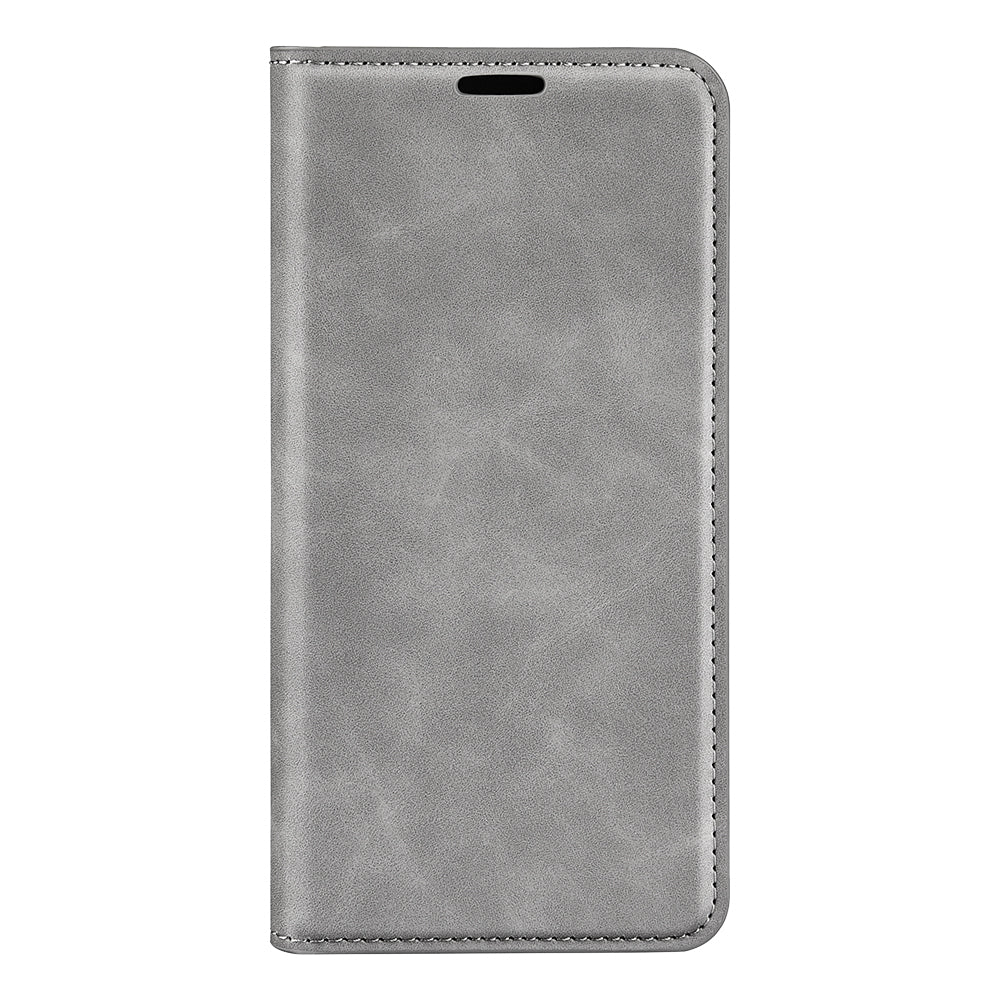 Skin-touch Folio Flip Leather Shell for Xiaomi Redmi Note 11E 5G / Redmi 10 5G / Redmi 10 Prime+ 5G, Auto-absorbed Magnetic Wallet Stand Drop-proof Mobile Phone Case