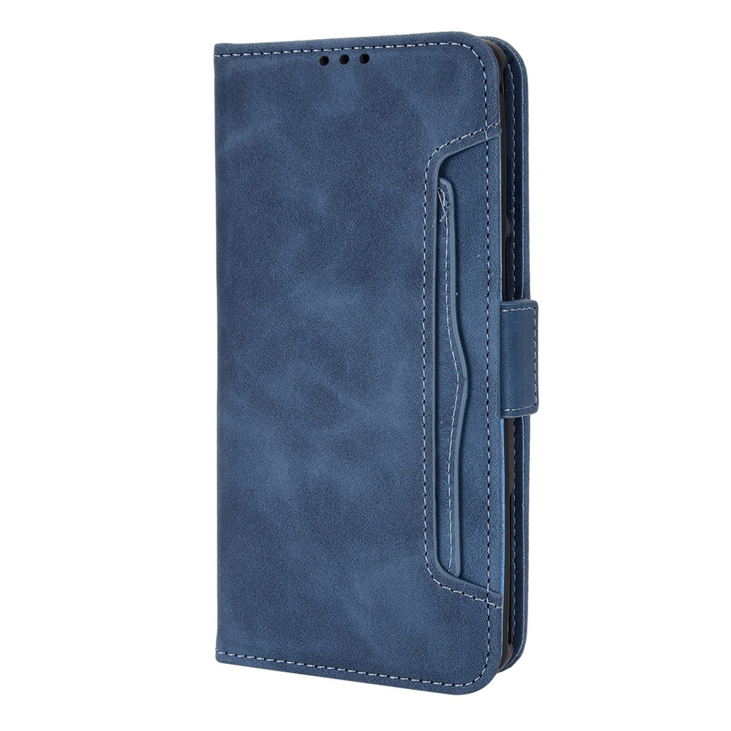 For Xiaomi Black Shark 5 Multiple Card Slots Phone Cover Anti-scratch PU Leather Wallet Stand Case