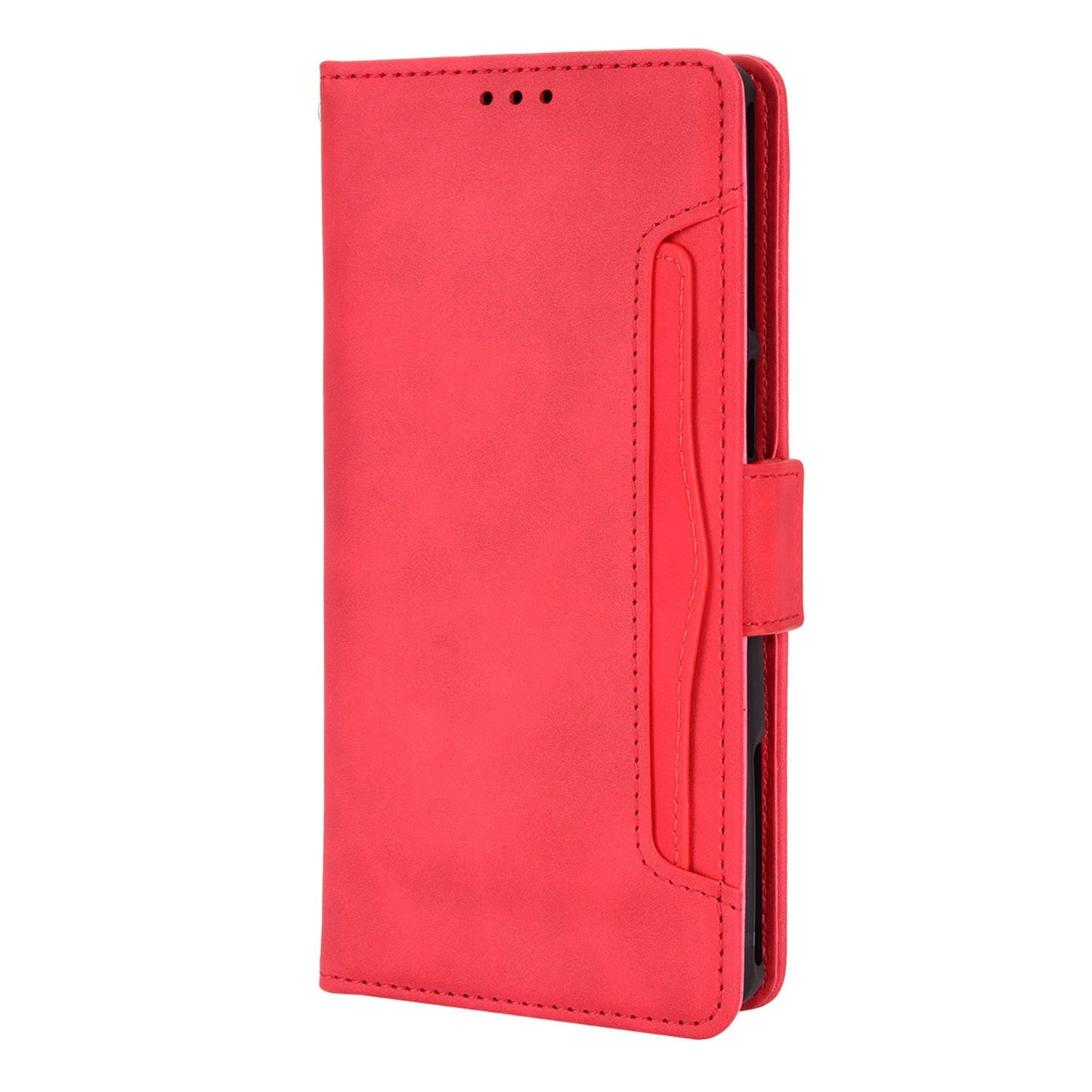 For Xiaomi Black Shark 5 Multiple Card Slots Phone Cover Anti-scratch PU Leather Wallet Stand Case