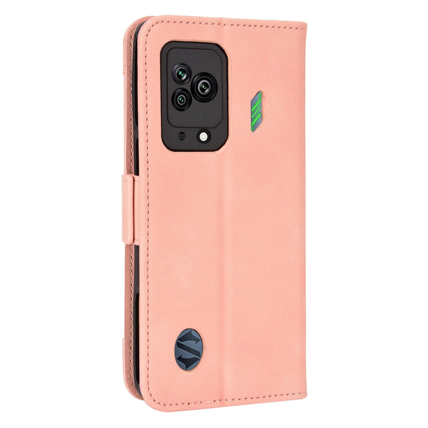 For Xiaomi Black Shark 5 Multiple Card Slots Phone Cover Anti-scratch PU Leather Wallet Stand Case