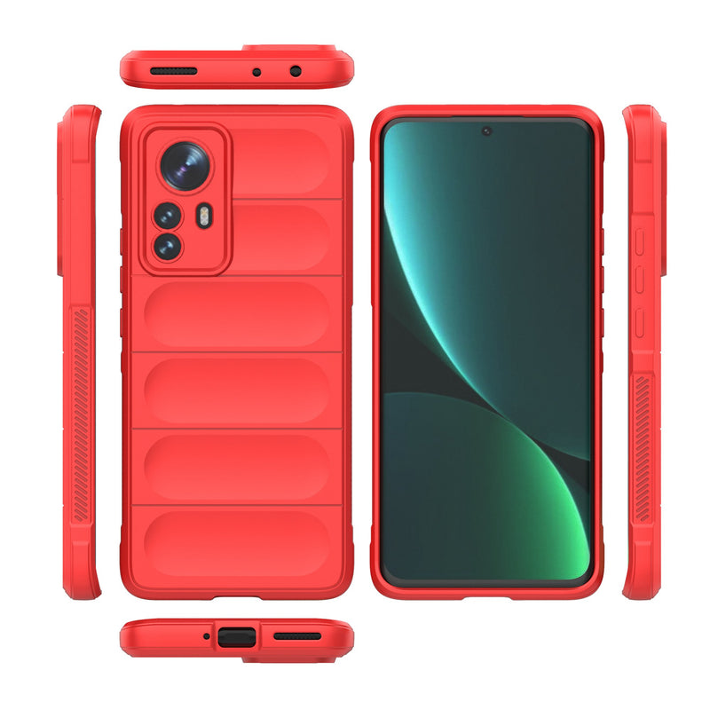 Shockproof Case for Xiaomi 12 Pro 5G/12S Pro 5G/12 Pro (Dimensity) 5G Anti-fall Rugged Back Shell Soft TPU Phone Protector