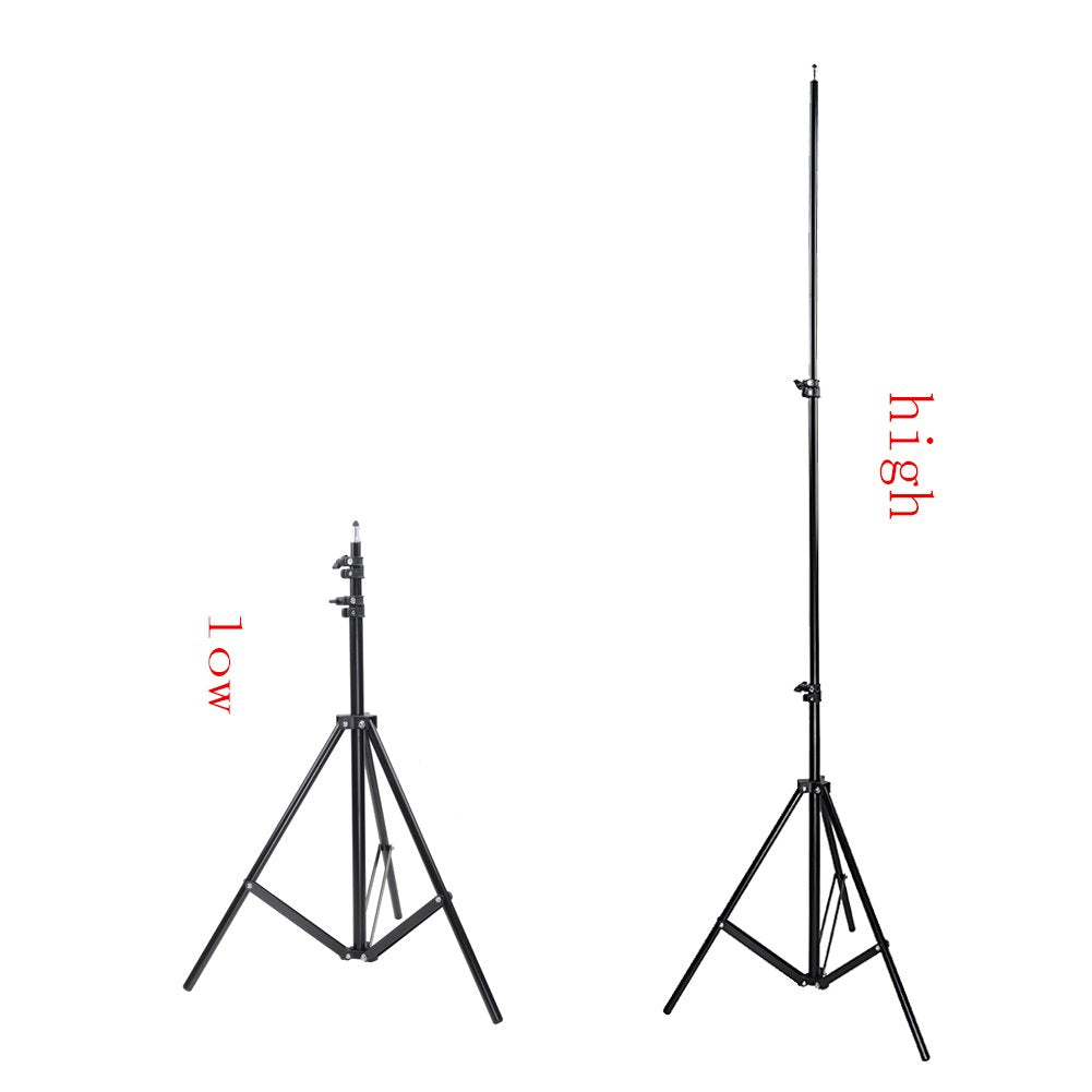 2.1m Height Mobile Phone Bracket Photo Tripod Fill Light Bracket for Live Broadcast Photo