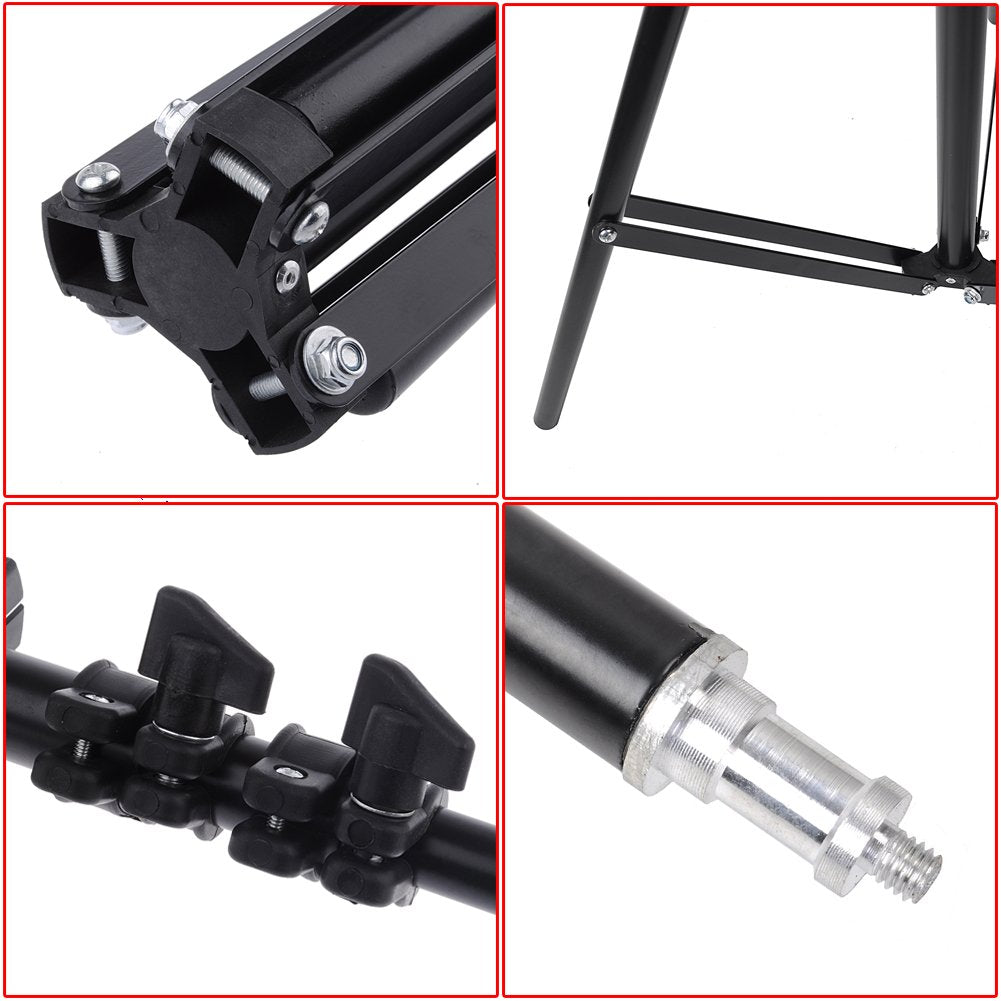 2.1m Height Mobile Phone Bracket Photo Tripod Fill Light Bracket for Live Broadcast Photo