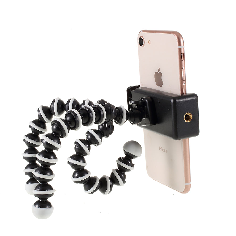 Octopus Tripod Octopus Bracket 360 Degree Rotation Mini Universal Mobile Phone Holder Stand Anti-Crack Phone Tripod Stand for Live Streaming Vlogging Video