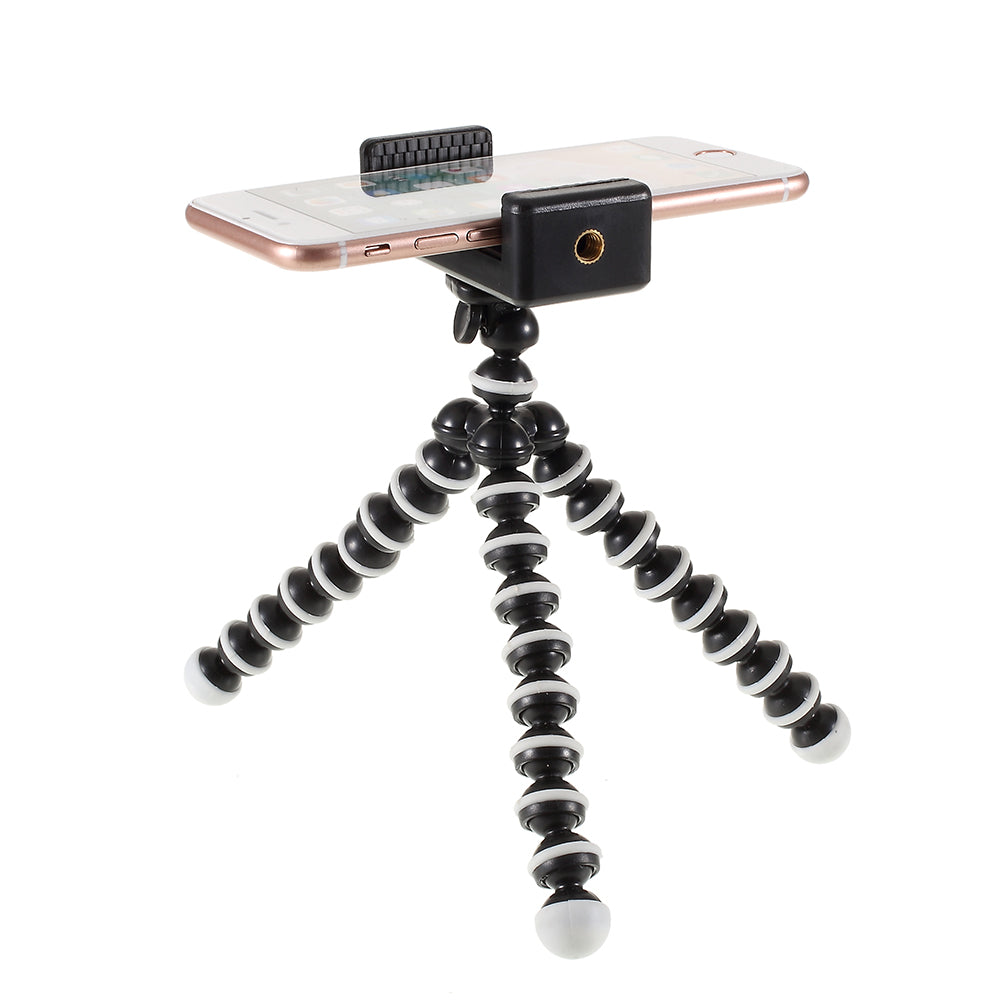 Octopus Tripod Octopus Bracket 360 Degree Rotation Mini Universal Mobile Phone Holder Stand Anti-Crack Phone Tripod Stand for Live Streaming Vlogging Video