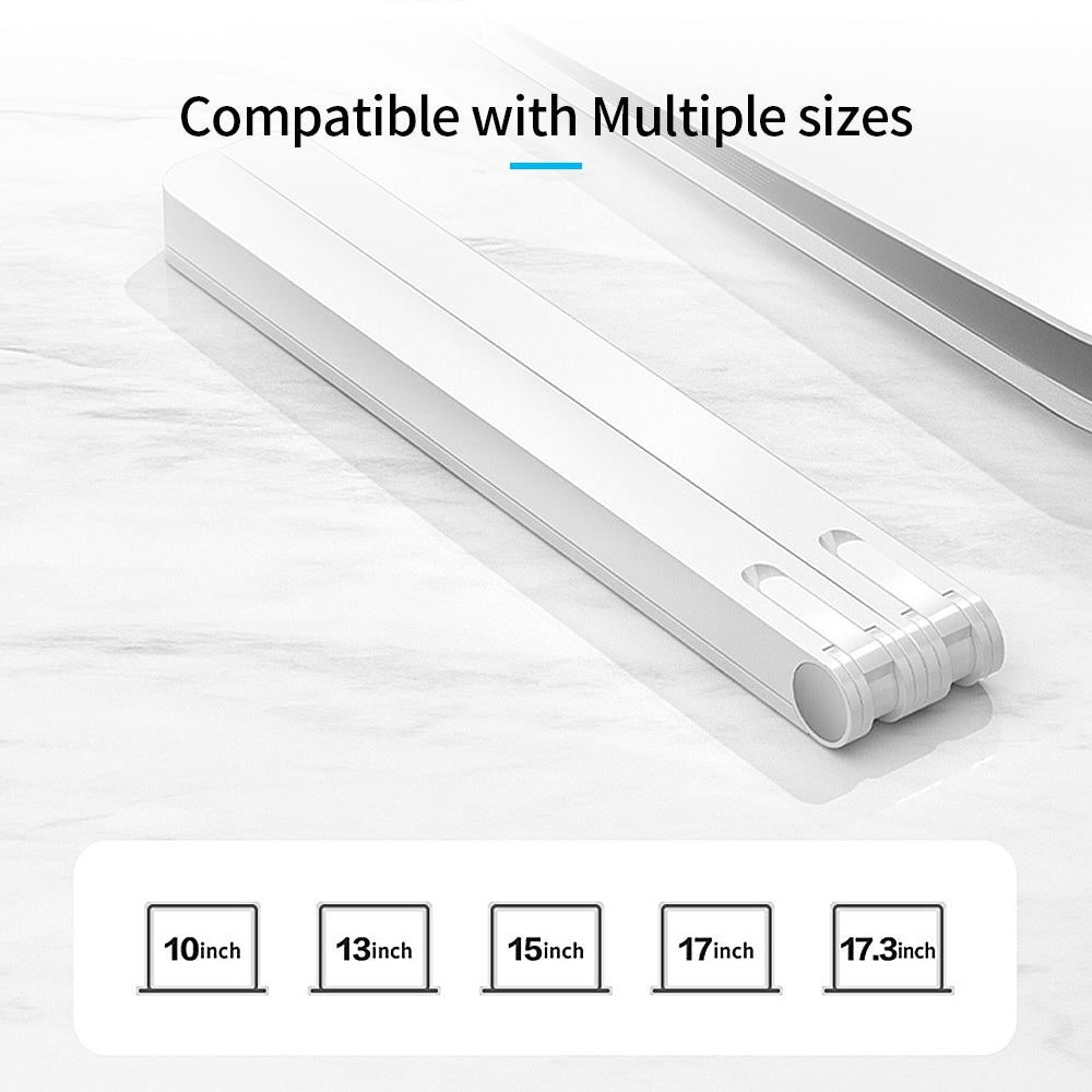 Foldable Laptop Stand Angle Adjustable Notebook Holder with Detachable Cooling Fan