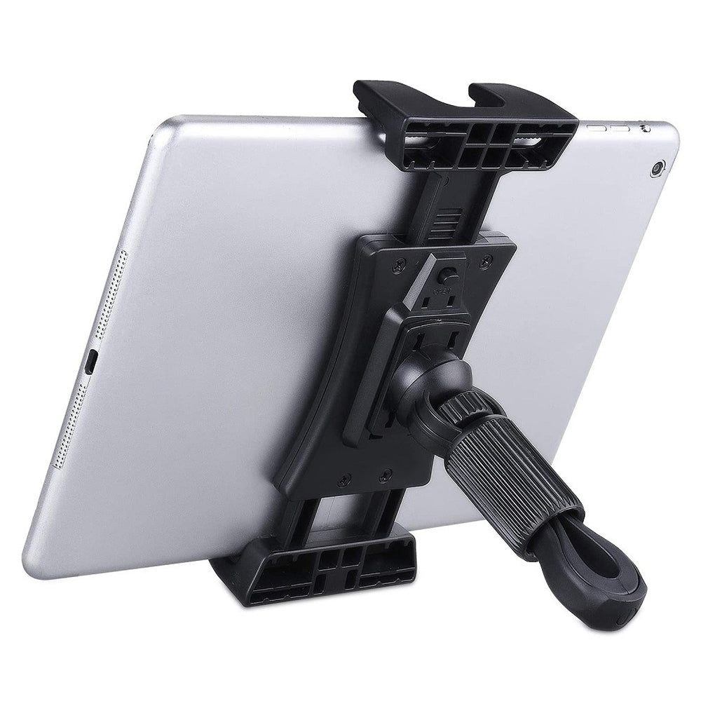Tripod Mount Phone Holder Adjustable Tablets Stand Car Backseat Phone Holder with 1/4 Hole for Live-streaming Video Recording Photography