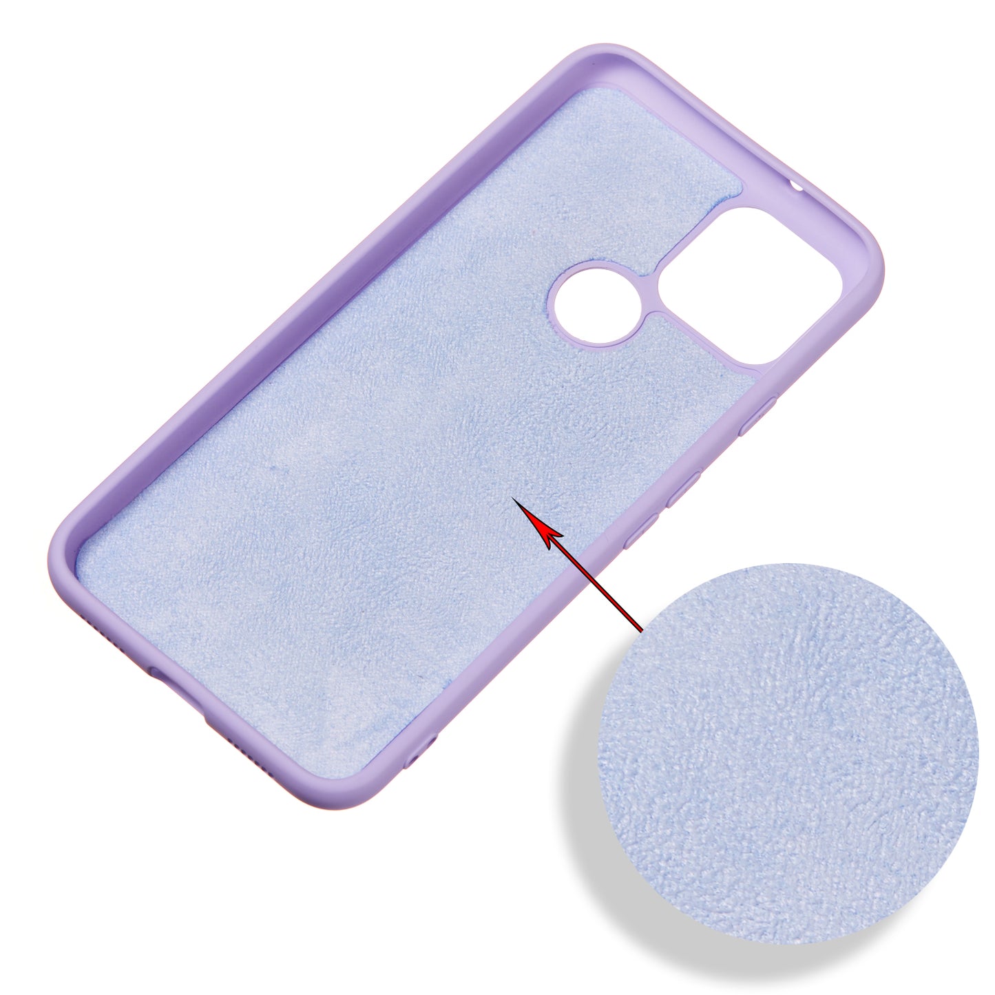 For Google Pixel 4a 5G/Pixel 5XL Shockproof Anti-scratch Anti-dust Liquid Silicone Phone Cover Phone Case