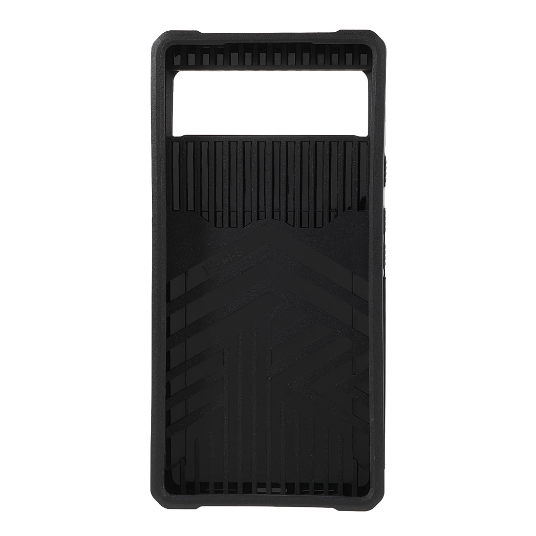 Ring Kickstand Hard PC + TPU 2-in-1 Shockproof Protective Case with Slide Camera Cover and Card Holder for Google Pixel 6