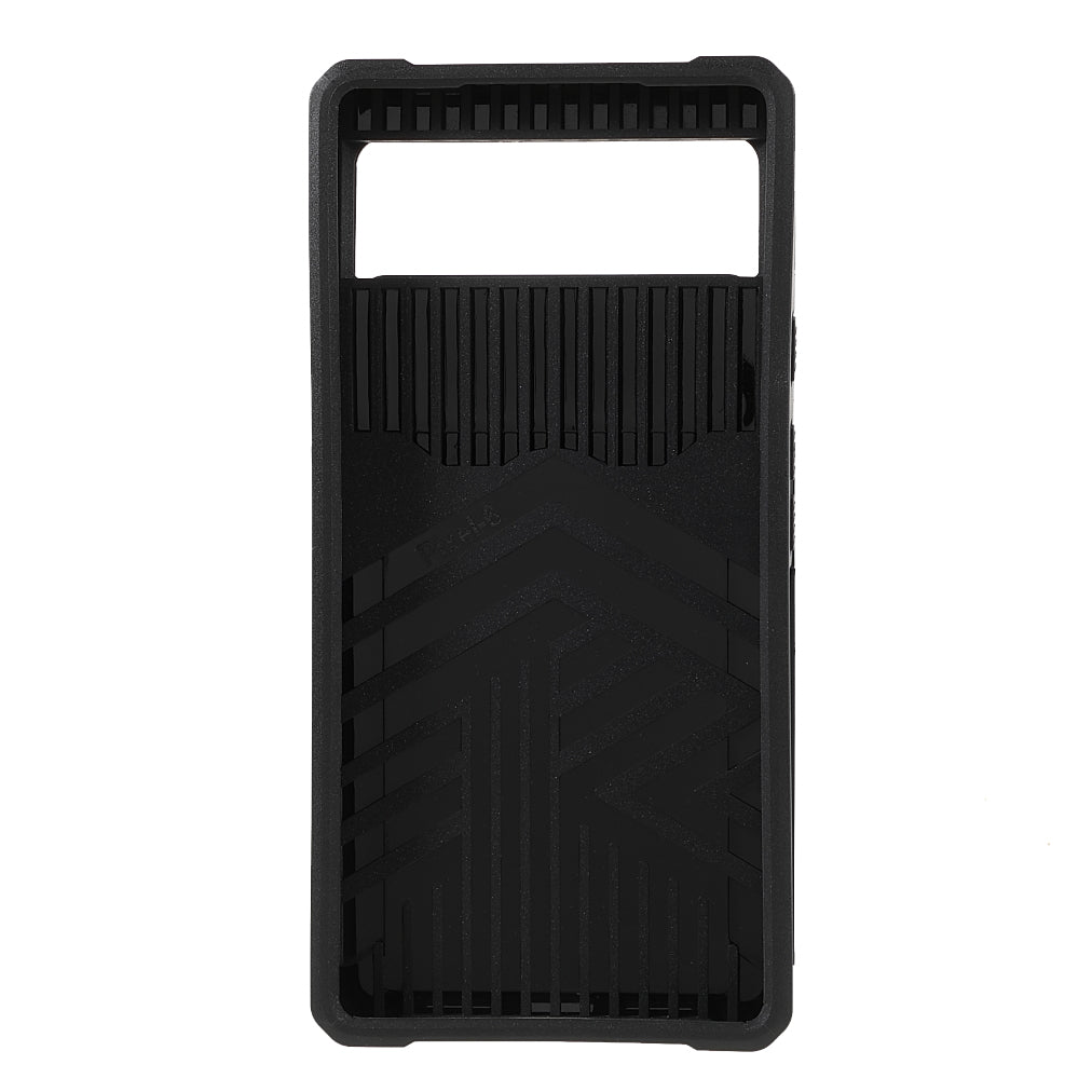 Ring Kickstand Hard PC + TPU 2-in-1 Shockproof Protective Case with Slide Camera Cover and Card Holder for Google Pixel 6