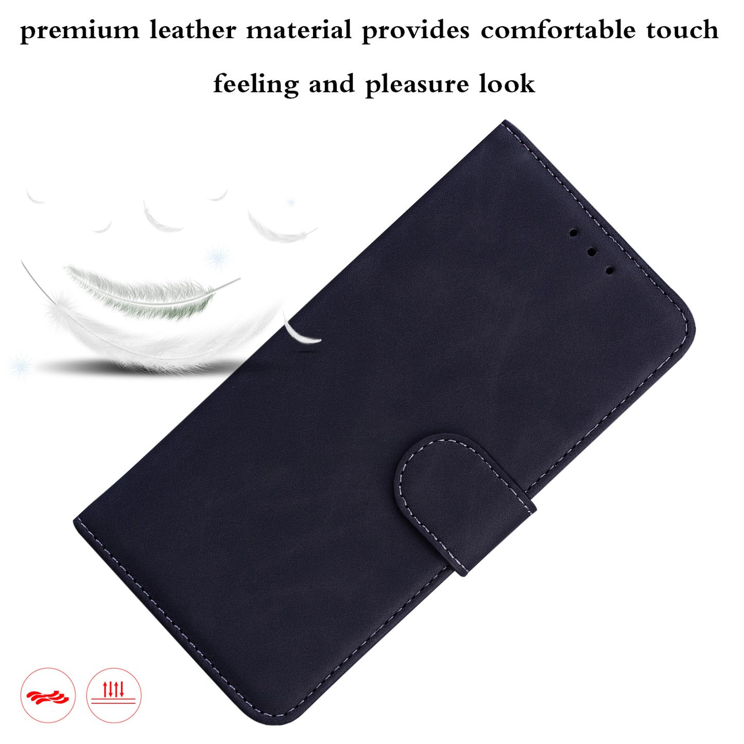 Solid Color Phone Cover Scratch-resistant Premium PU Leather Wallet Design Flip Case with Stand for Google Pixel 6 Pro