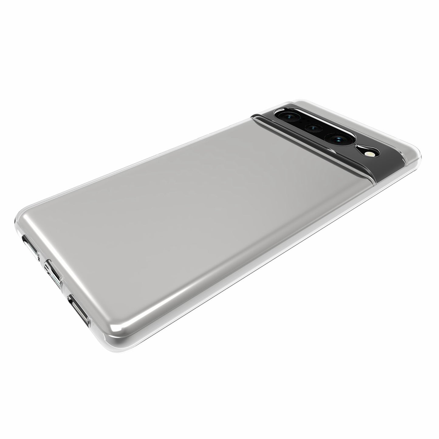 10Pcs/Pack Mobile Phone Covering for Google Pixel 7 Pro, Clear TPU Phone Case Inner Watermark-Free Phone Shell