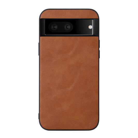 Textured PU Leather Coated Hybrid Case for Google Pixel 7, Slim Light Phone Back Cover Drop Protection Accessory