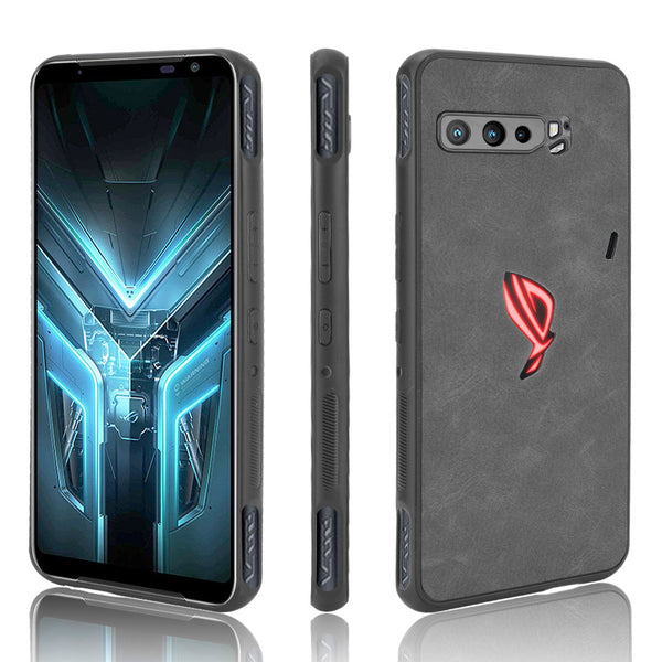 Leather Coated TPU Case for Asus ROG Phone 3 ZS661KS/3 Strix