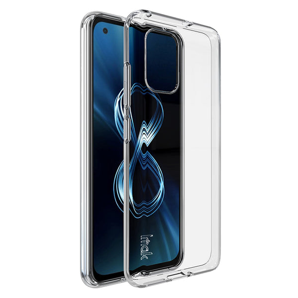 IMAK UX-5 Series Full Body Shockproof and Scratch Crystal Transparent Soft TPU Case Cover for Asus Zenfone 8 