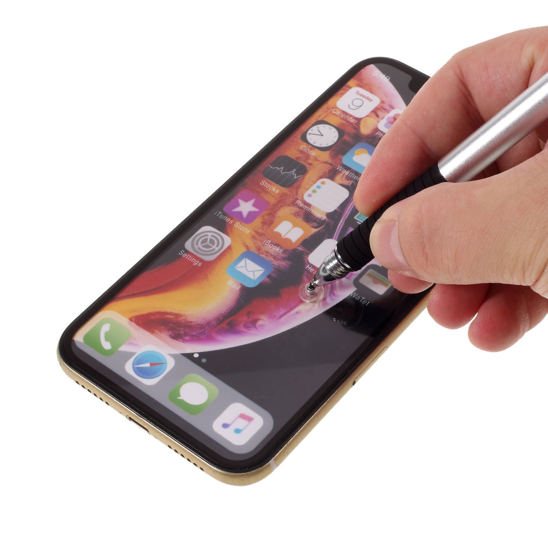 2-in-1 Disc Stylus Touch Screen Pen for Capacitive Touch Screen Smartphone and Tablet