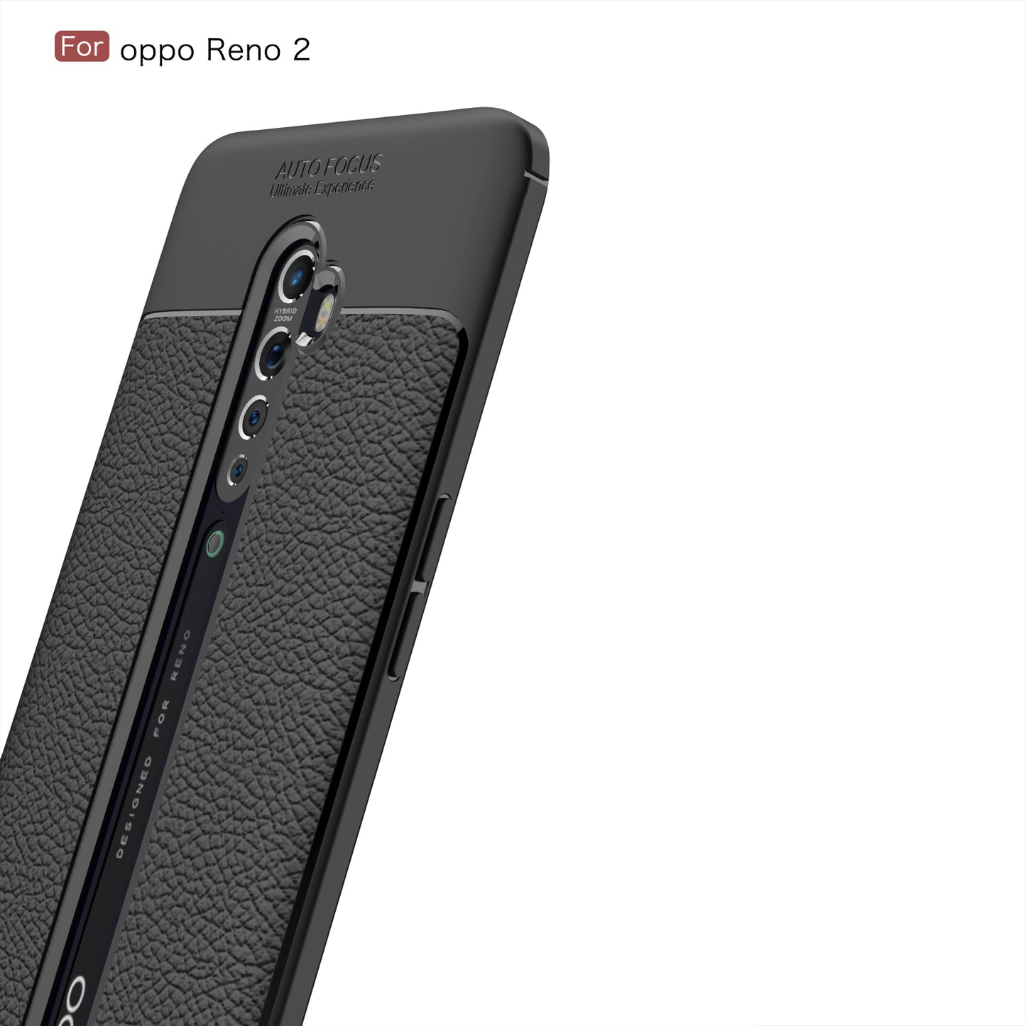 Litchi Skin TPU Shell for Oppo Reno2