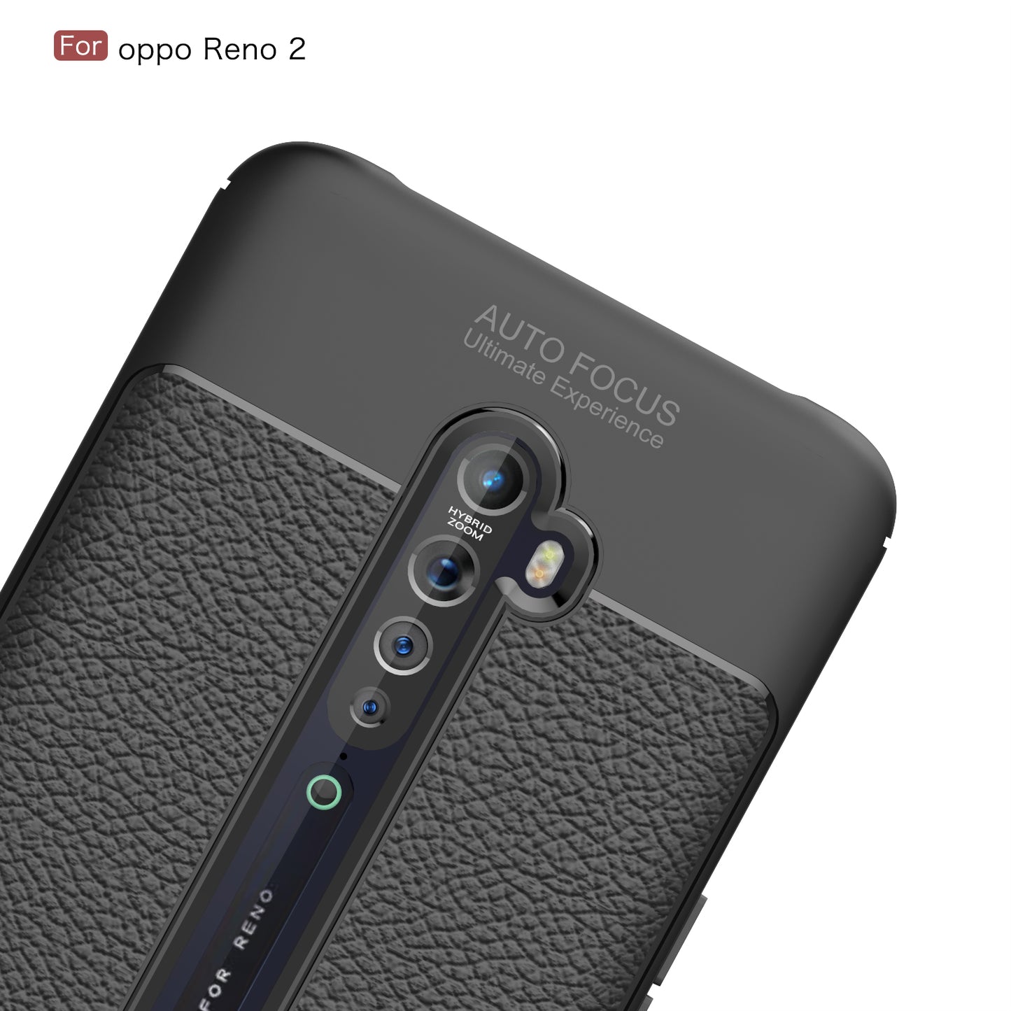 Litchi Skin TPU Shell for Oppo Reno2