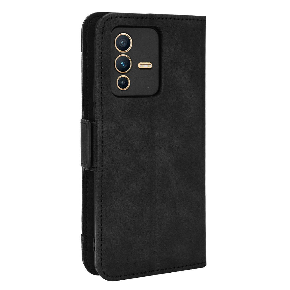 For vivo S12 Pro / V23 Pro Multi-Card Slots Wallet Phone Case Premium PU Leather Stand Magnetic Flip Protective Cover