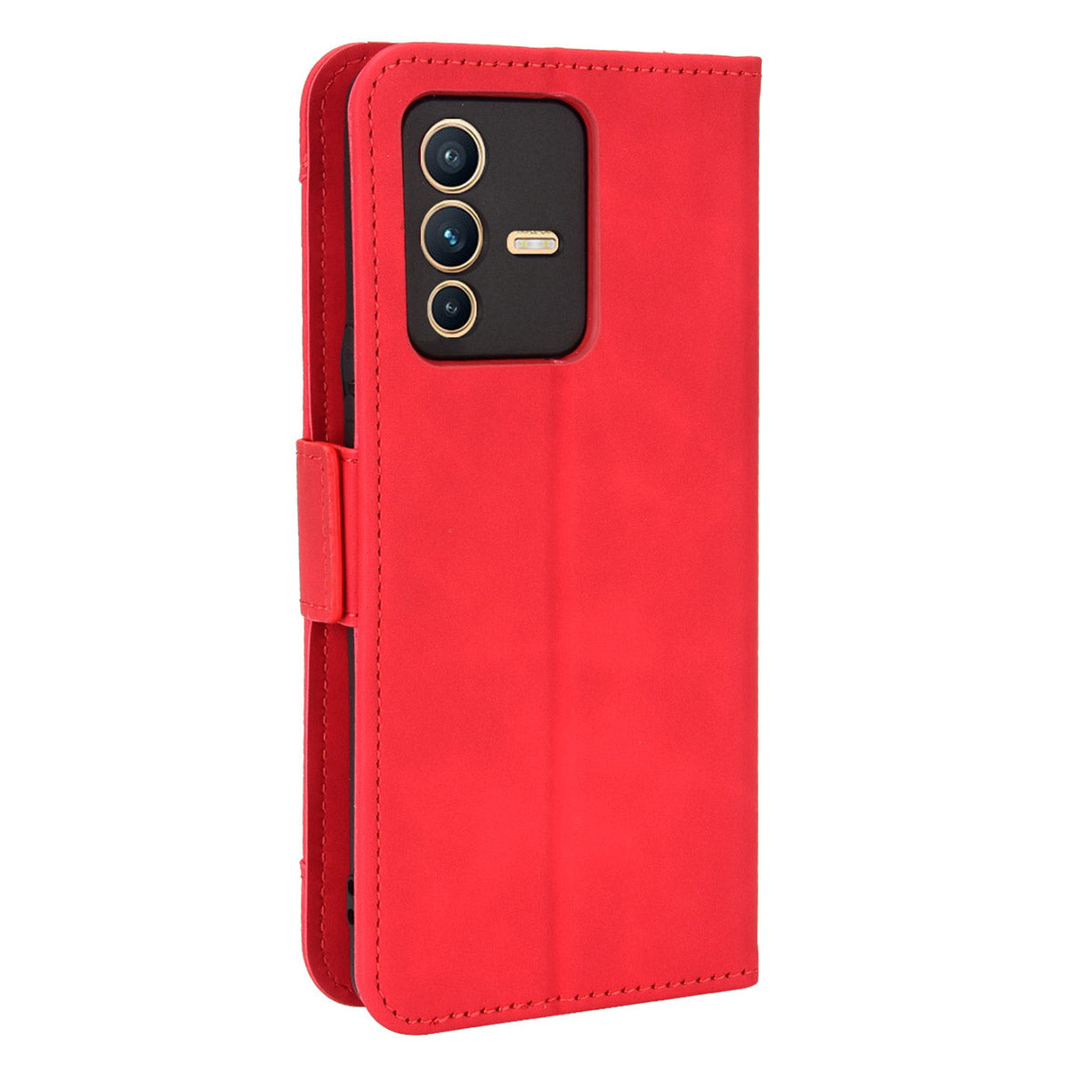 For vivo S12 Pro / V23 Pro Multi-Card Slots Wallet Phone Case Premium PU Leather Stand Magnetic Flip Protective Cover