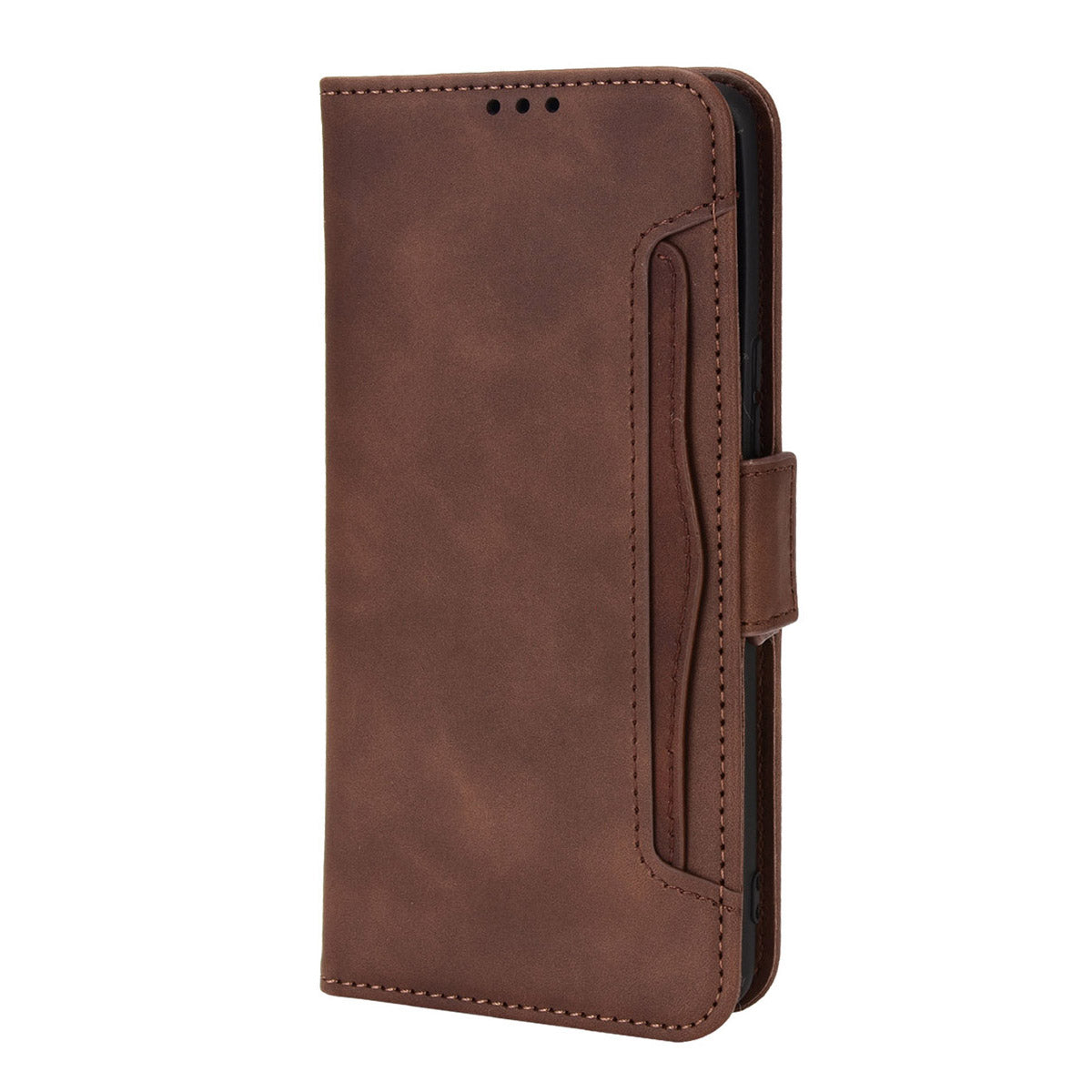 For vivo S12 Pro / V23 Pro Multi-Card Slots Wallet Phone Case Premium PU Leather Stand Magnetic Flip Protective Cover