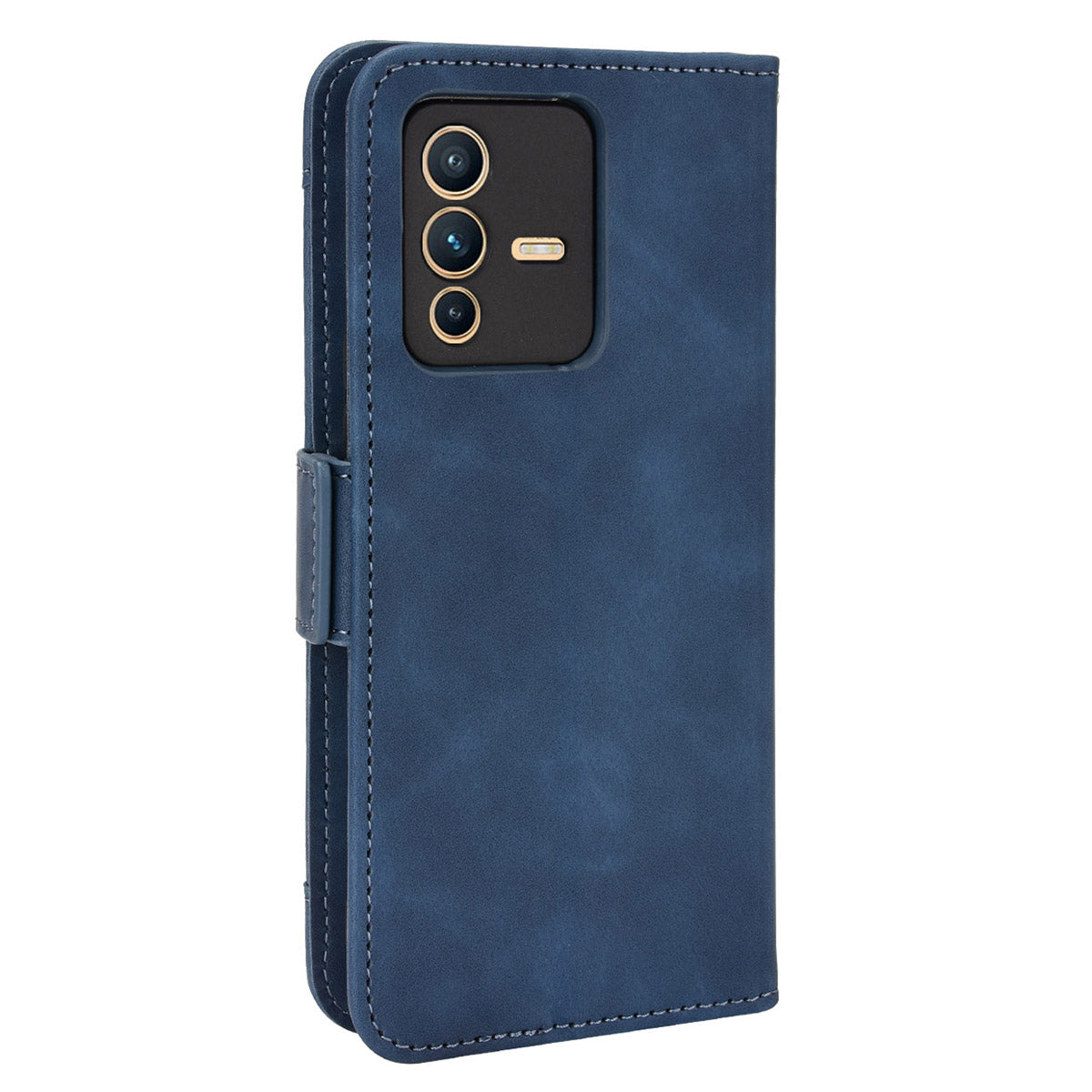 For vivo S12 Pro / V23 Pro Multi-Card Slots Wallet Phone Case Premium PU Leather Stand Magnetic Flip Protective Cover