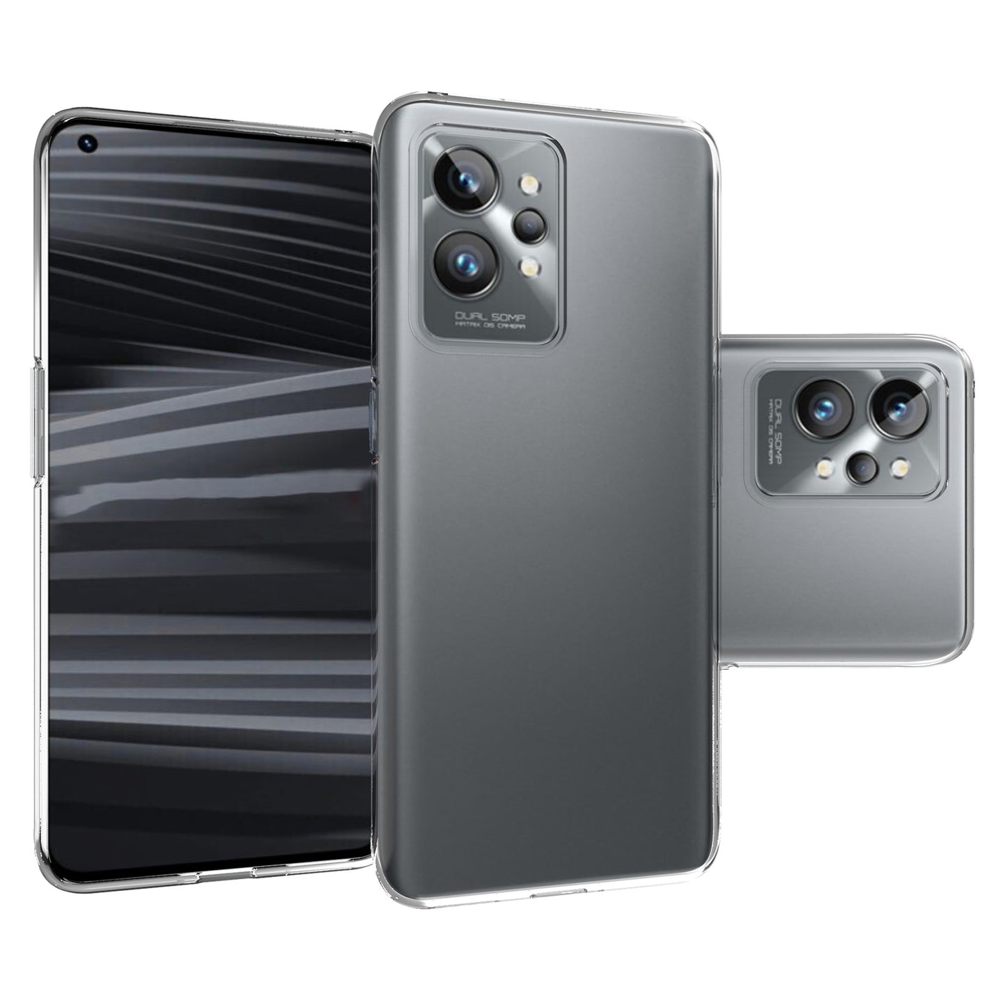 10Pcs/Pack Clear Anti-watermark Case for Realme GT2 Pro, Flexible TPU Scratch Resistant Back Cover Shell