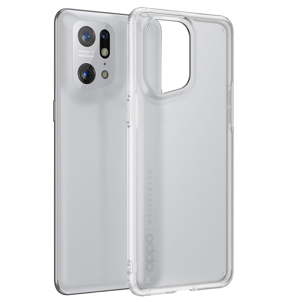 For Oppo Find X5 Pro Armor Series Hard PC+Soft TPU Shockproof Phone Case Matte Surface Anti-Fingerprint Protective Cover