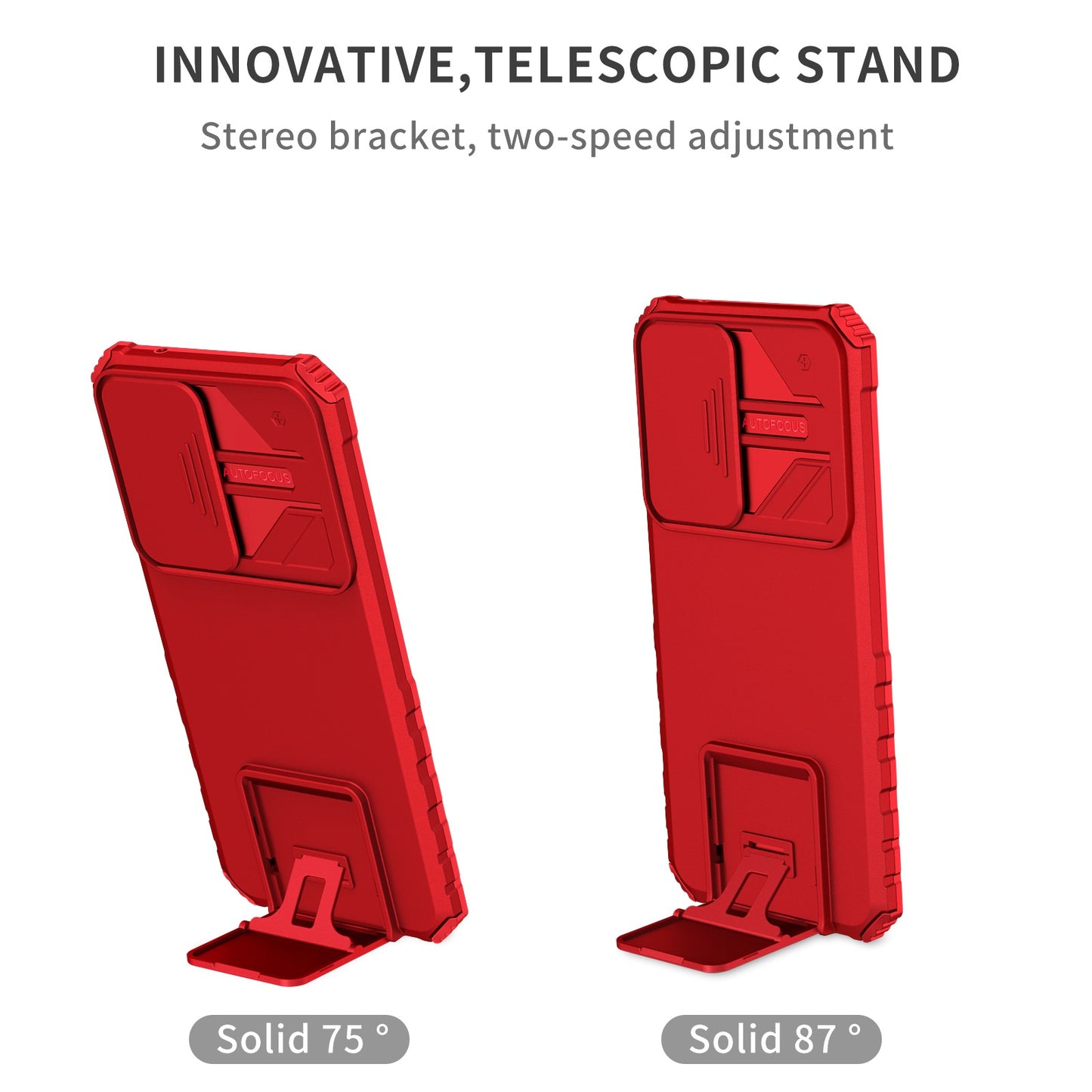 Protective Phone Case for vivo V23e 5G/S10e 5G Kickstand PC + TPU Cover with Sliding Camera Protection