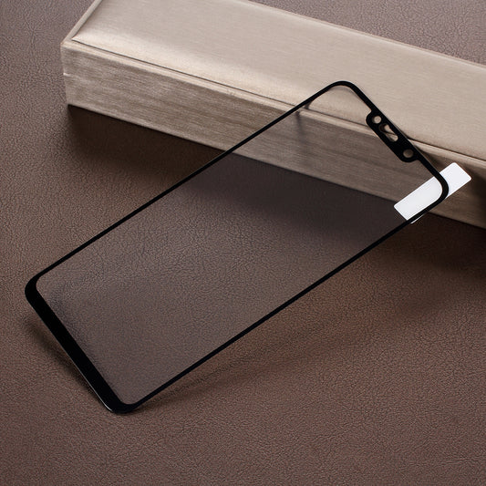 For Huawei Mate 20 Lite Full Size Silk Printing Anti-explosion Tempered Glass Screen Protecor (Full Glue)