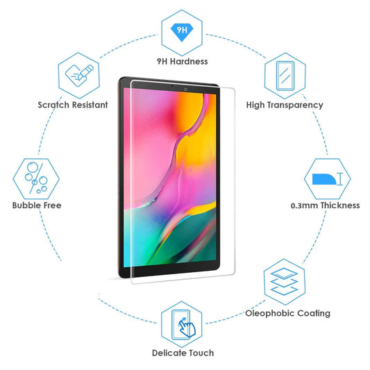 0.3mm Tempered Glass Screen Protector Film for Samsung Galaxy Tab A 10.1 (2019) T510
