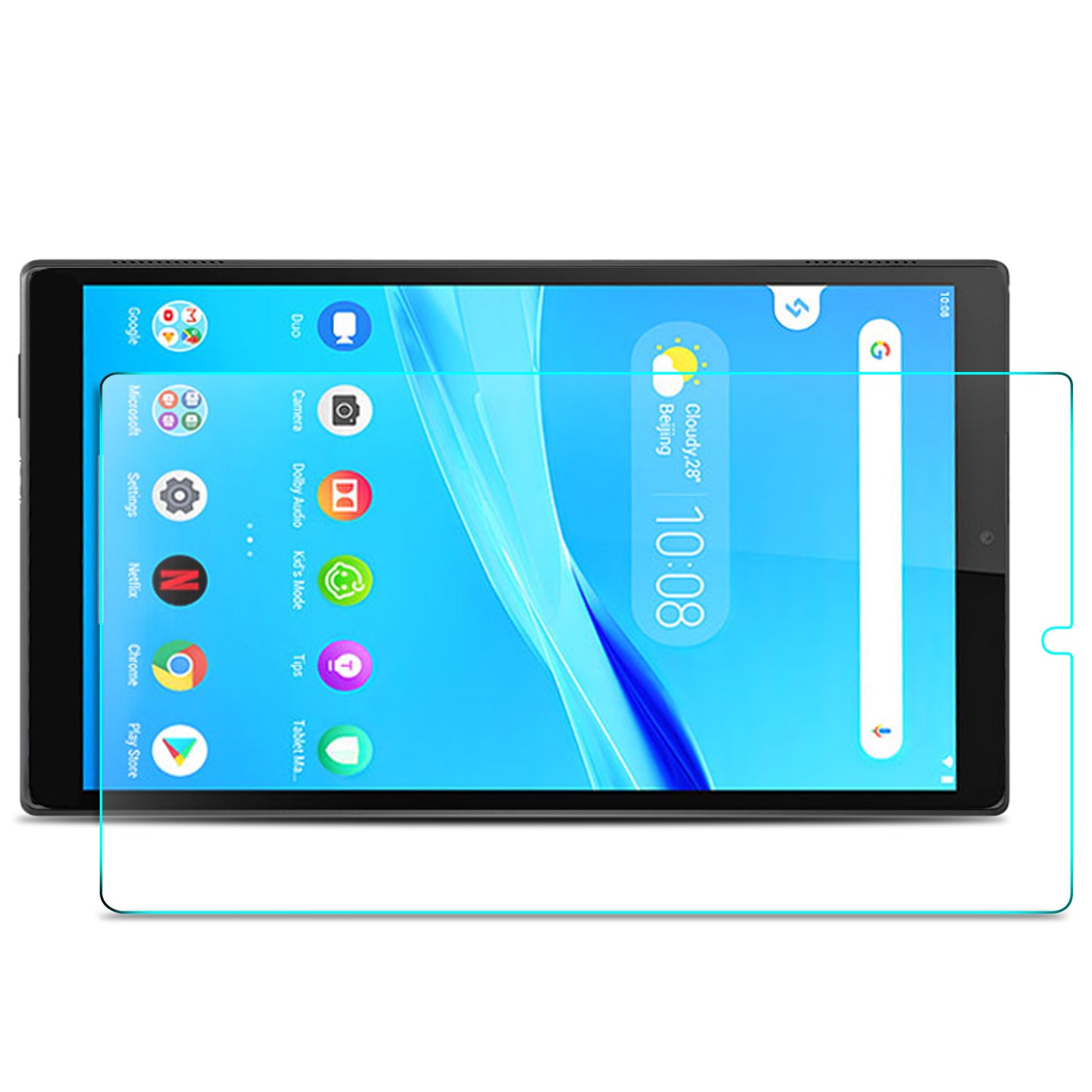 2.5D Arc Edge 9H Full Screen Coverage Tempered Glass Film for Lenovo Tab M8