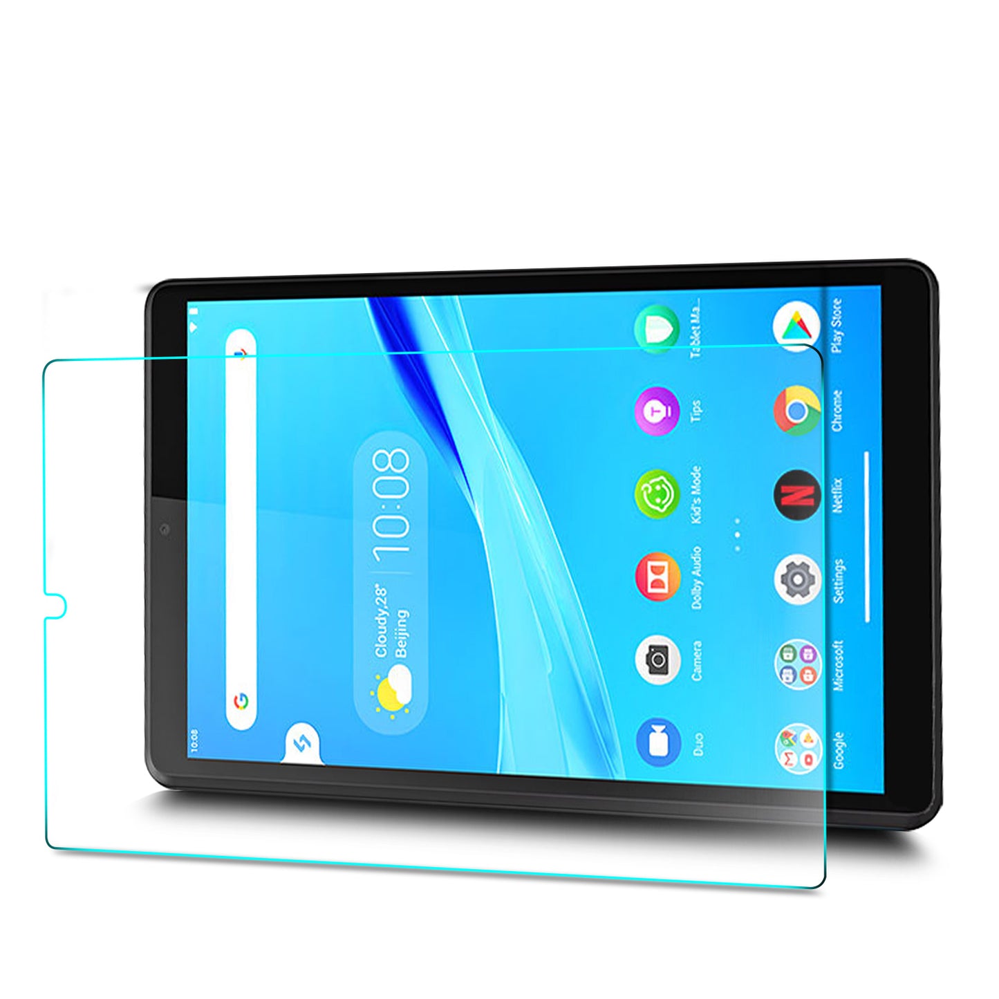 2.5D Arc Edge 9H Full Screen Coverage Tempered Glass Film for Lenovo Tab M8