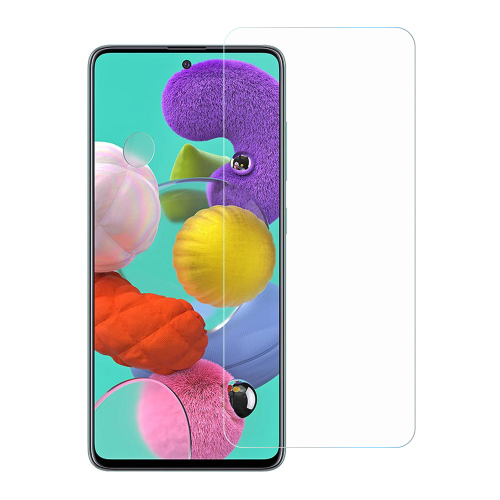 0.3mm Arc Edge Anti-Explosion Anti-Scratch Tempered Glass Screen Protector Guard Film for Samsung Galaxy A51 4G SM-A515