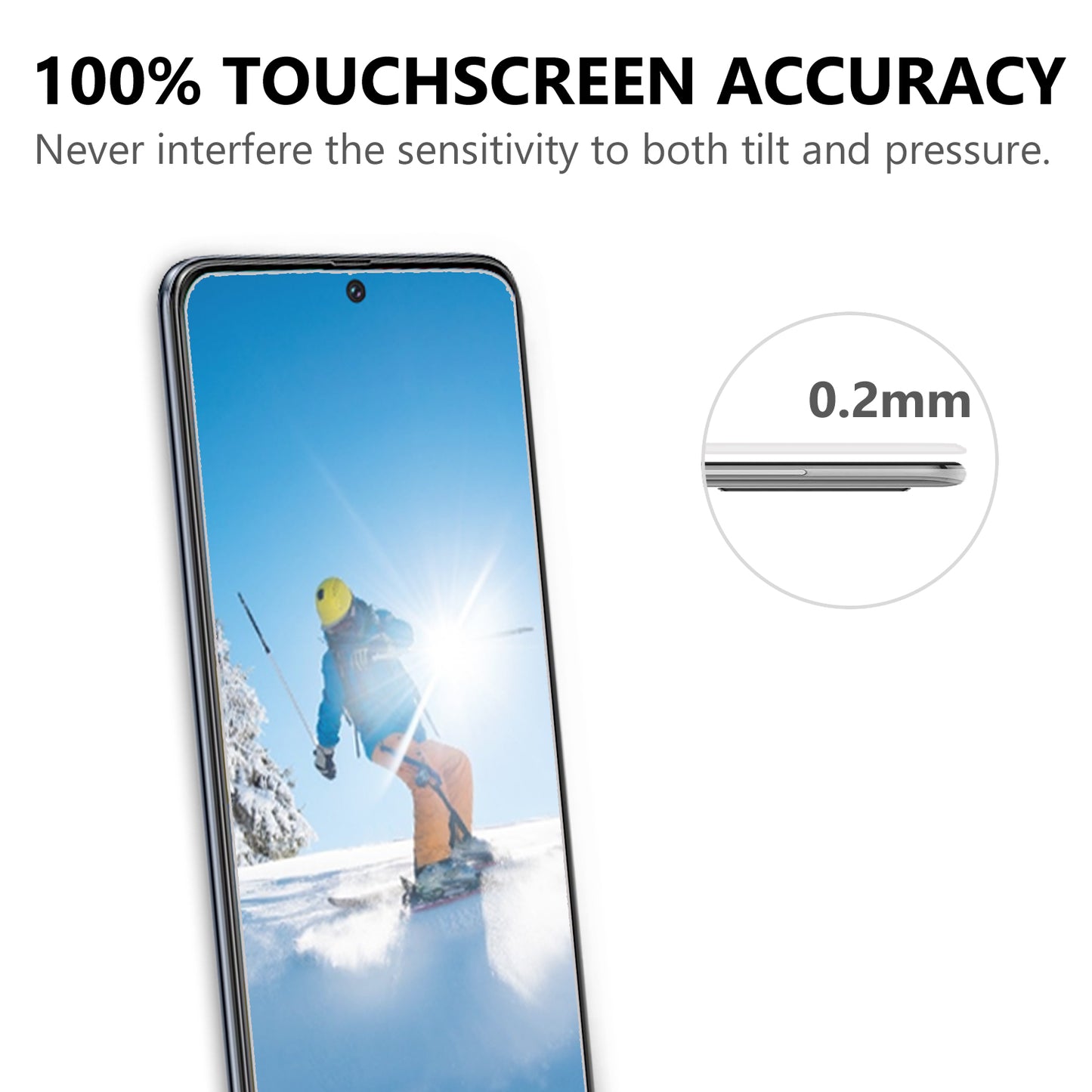 2.5D 9H Arc Edge Full Screen Tempered Glass Guard for Samsung Galaxy A71