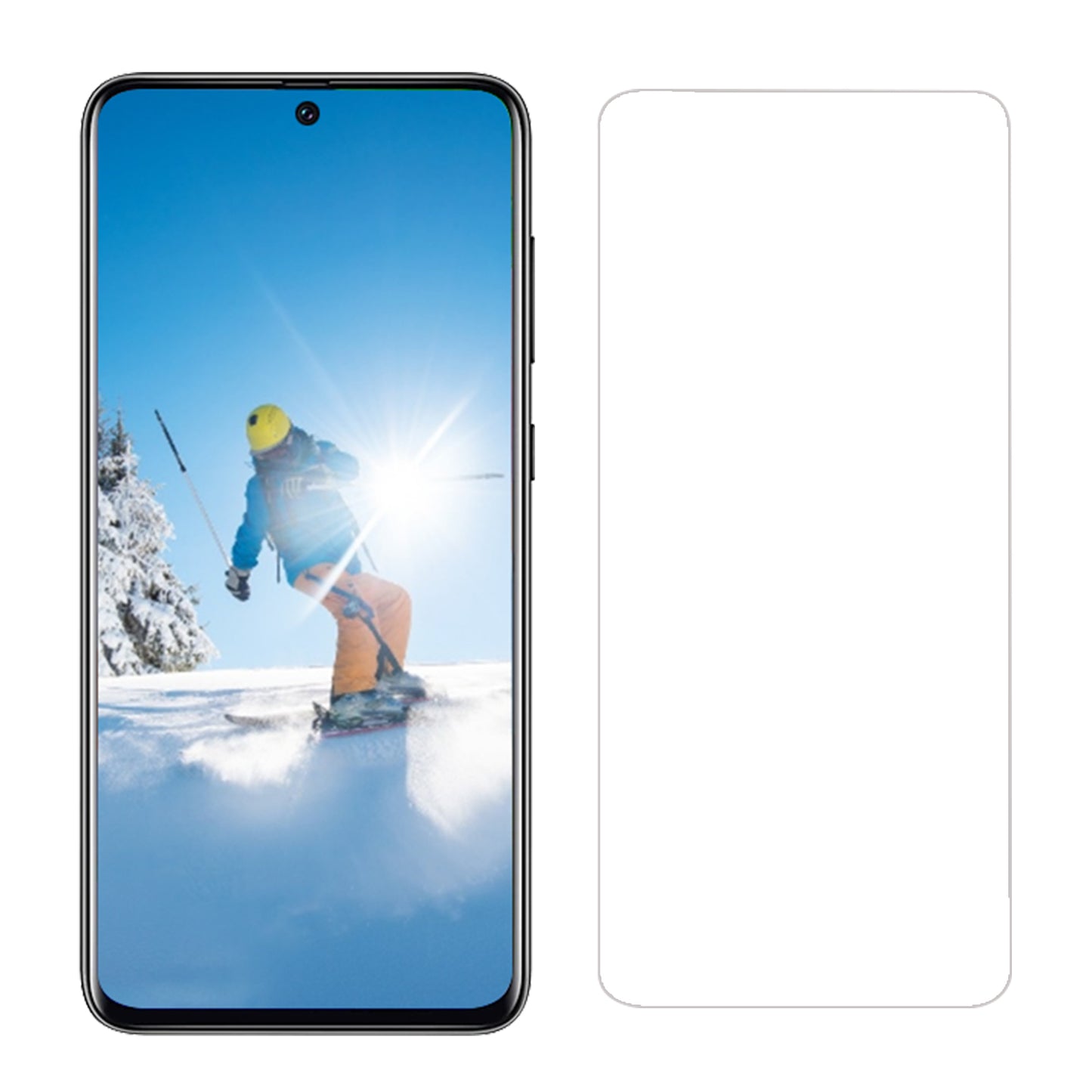 2.5D 9H Arc Edge Full Screen Tempered Glass Guard for Samsung Galaxy A71