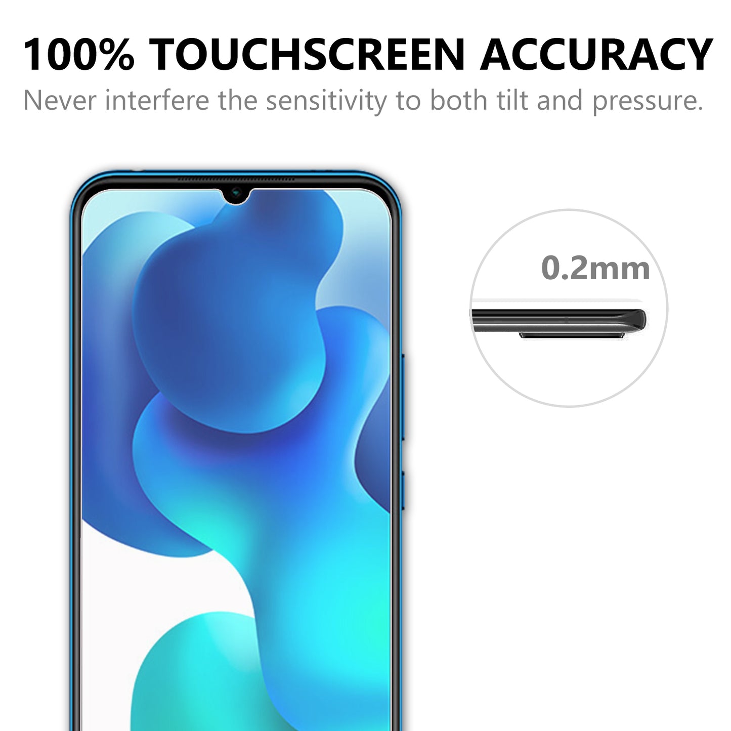 2.5D 9H Arc Edge Tempered Glass Screen Protector for Xiaomi Mi 10 Lite 5G