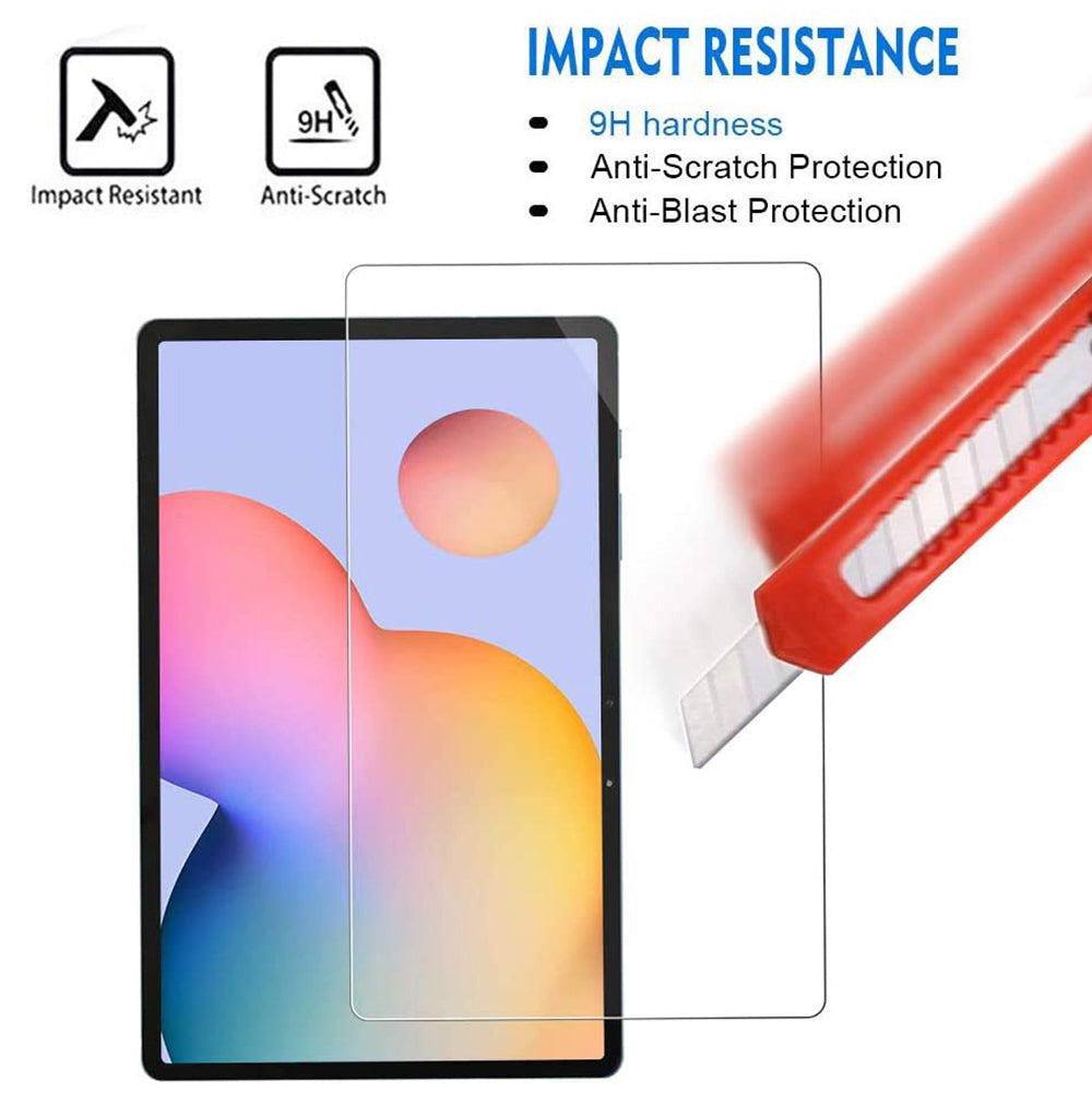 2.5D Arc Edge Full Size Tempered Glass Screen Film for Samsung Galaxy Tab S7 Plus/Tab S7 FE/Tab S8+