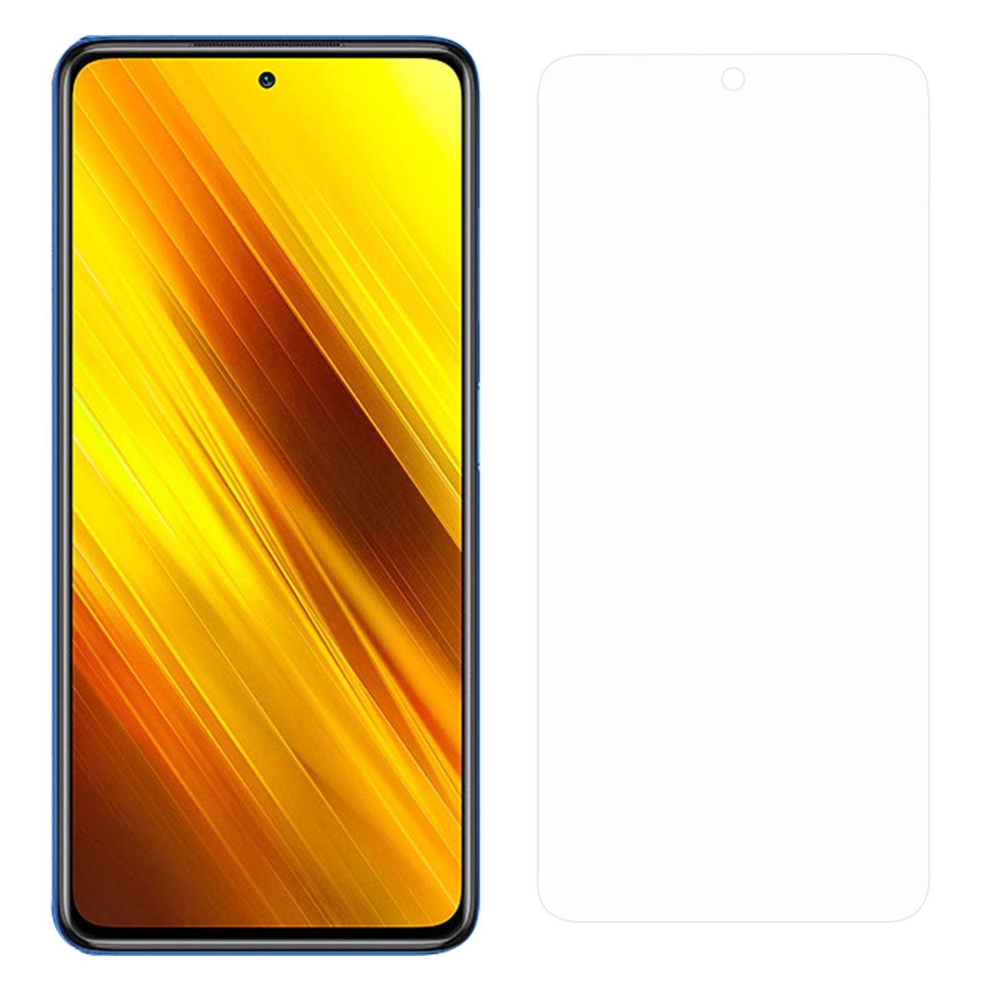 2.5D 9H Arc Edge Tempered Glass Screen Protector for Xiaomi Poco X3 NFC/Poco X3