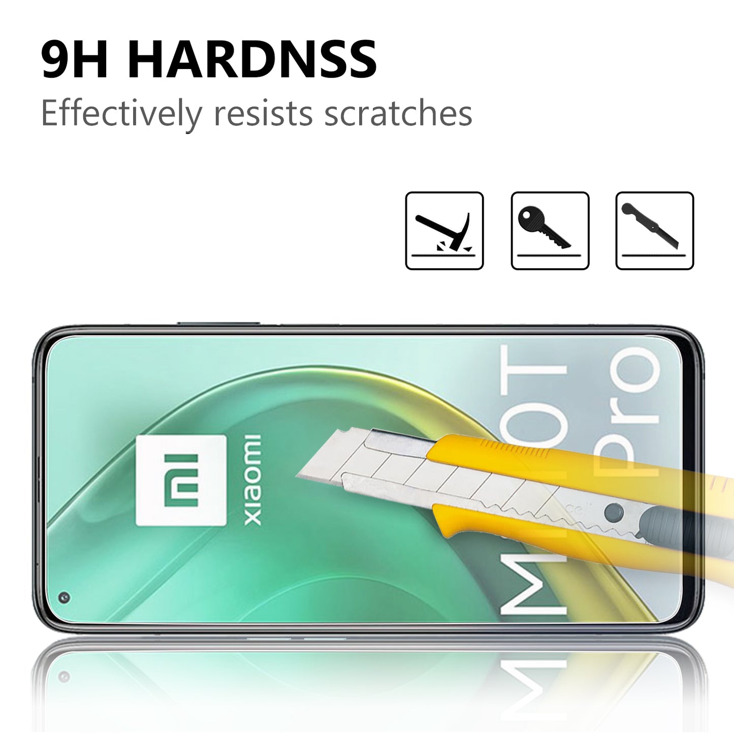 2.5D Arc Edge Tempered Glass Screen Protector Film for Xiaomi Mi 10T Pro 5G / Mi 10T 5G
