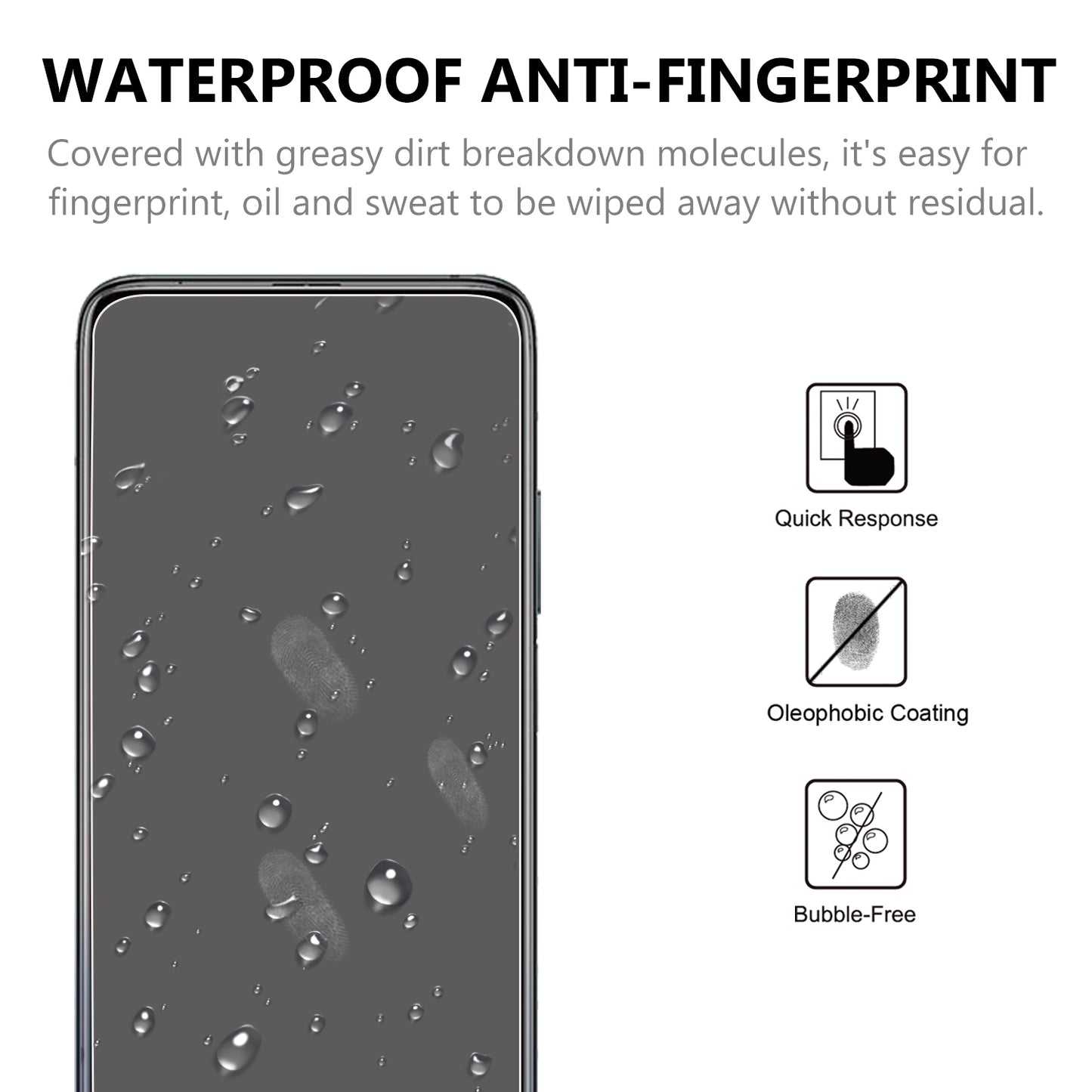 2.5D Arc Edge Tempered Glass Screen Protector Film for Xiaomi Mi 10T Pro 5G / Mi 10T 5G