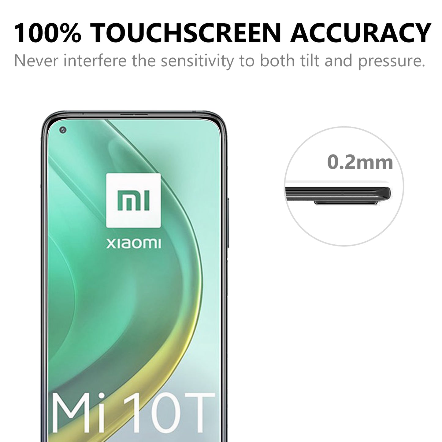 2.5D Arc Edge Tempered Glass Screen Protector Film for Xiaomi Mi 10T Pro 5G / Mi 10T 5G