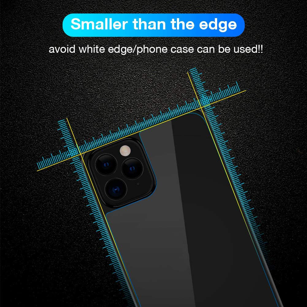 2.5D Arc Edge 9H Tempered Glass Screen Film with Back Film for iPhone 12/12 Pro