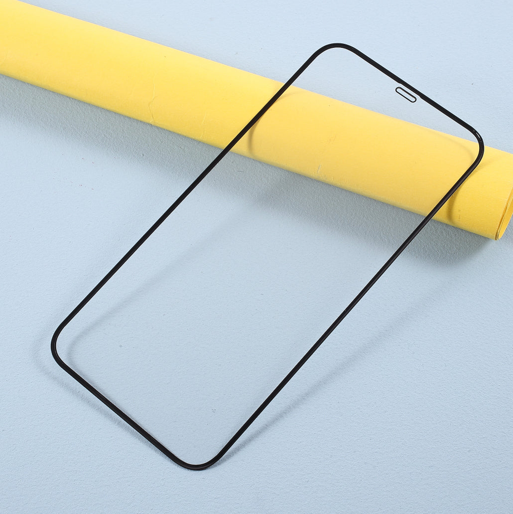 6D Full Size Cold Carving Tempered Glass Screen Film (Full Glue) for iPhone 12 / 12 Pro