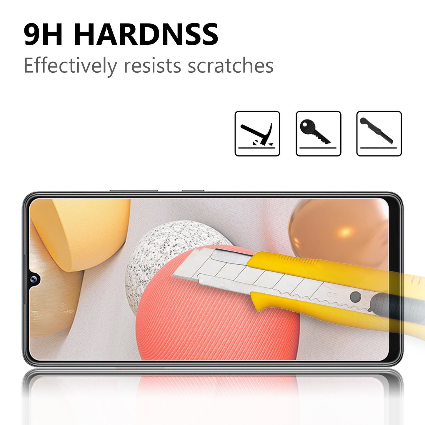 2.5D Arc Edge Tempered Glass Screen Protector Film for Samsung Galaxy A42 5G
