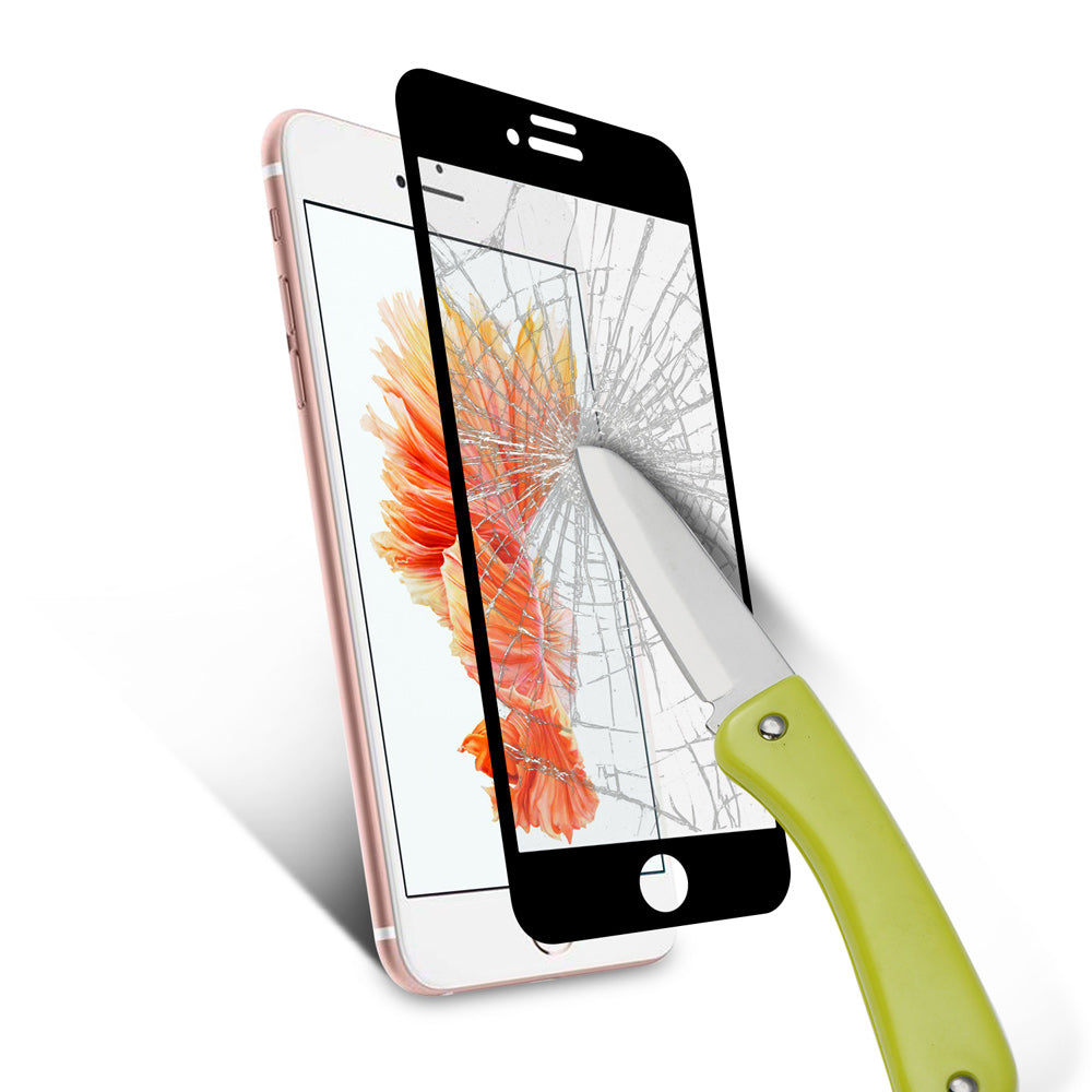 0.3mm Silk Print Full Coverage Tempered Glass Screen Protector for iPhone 7 4.7 inch