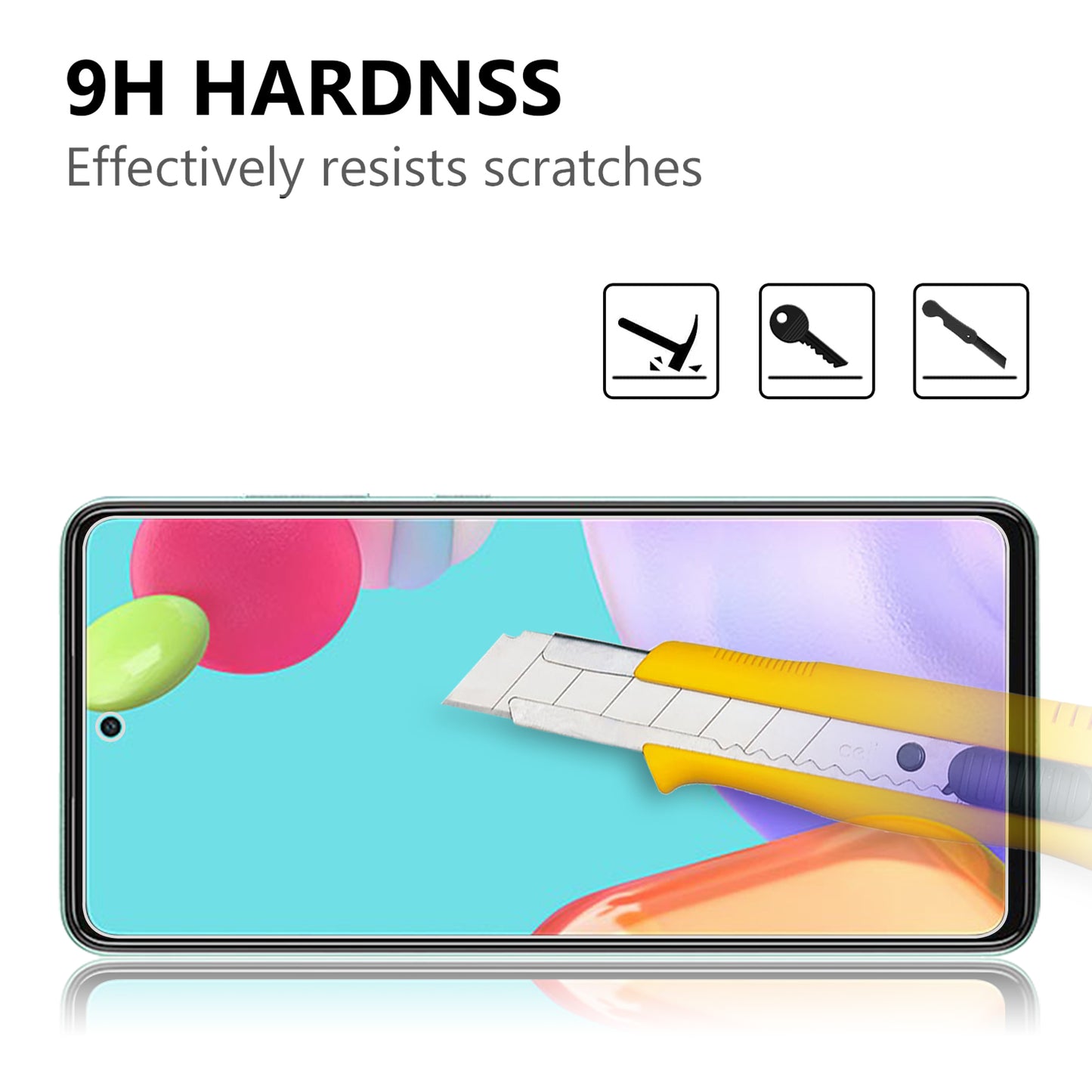 2.5D Arc Edge Good Quality Tempered Glass Film Screen Protector for Samsung Galaxy A52 4G/5G / A52s 5G