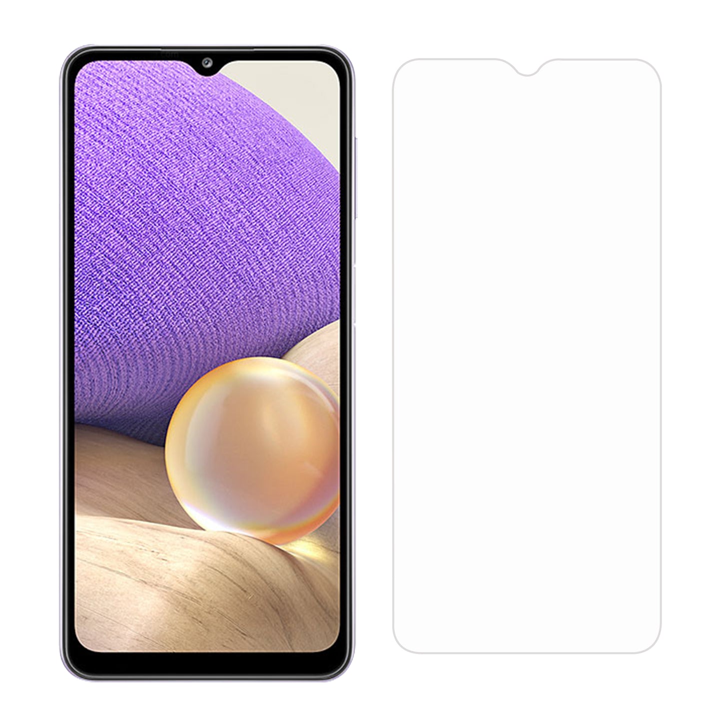 2.5D Arc Edge Good Quality Tempered Glass Film Screen Protector for Samsung Galaxy A32 5G/M32 5G