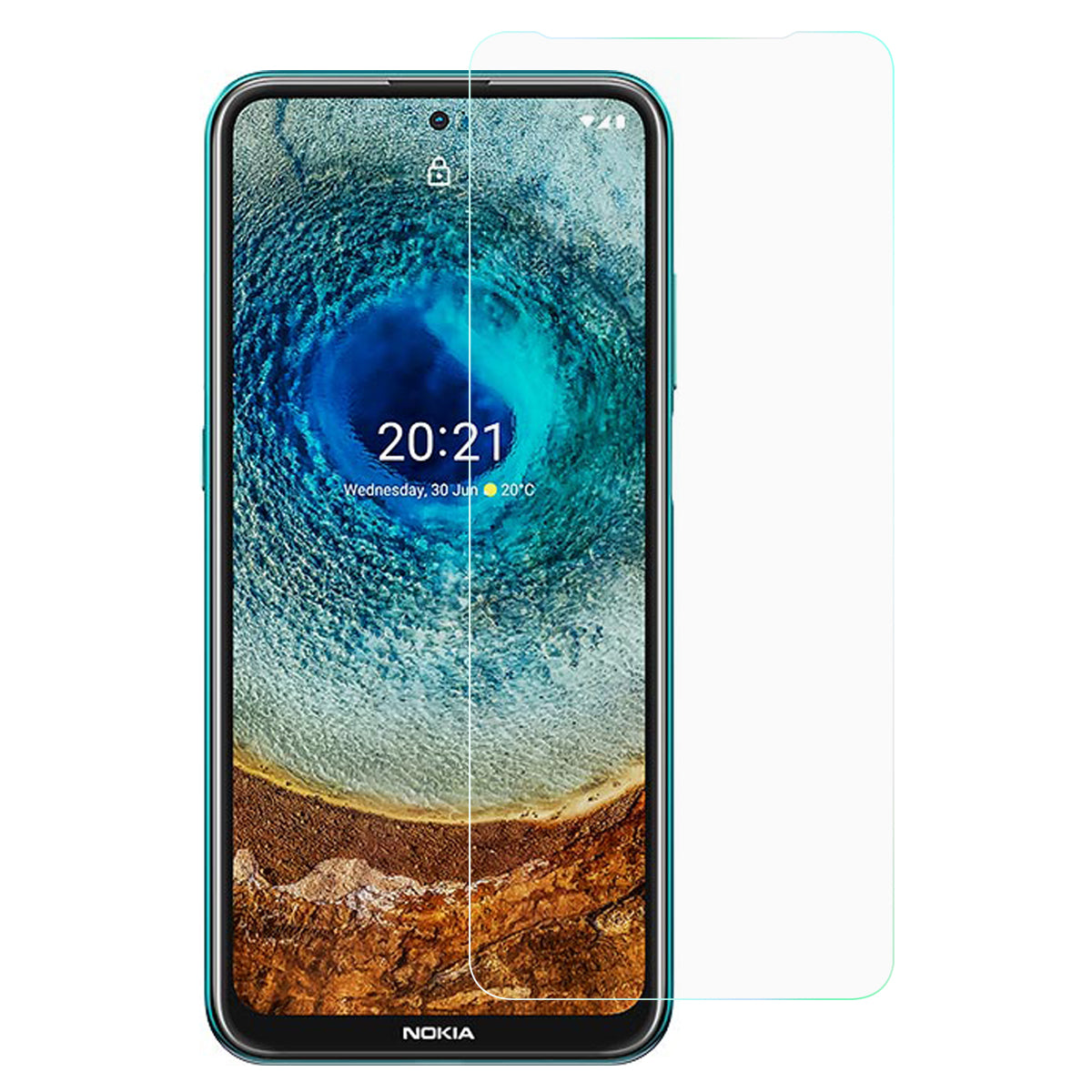 0.3mm Tempered Glass Screen Protector for Nokia X10 / X20 Phone Protection Film Arc Edge
